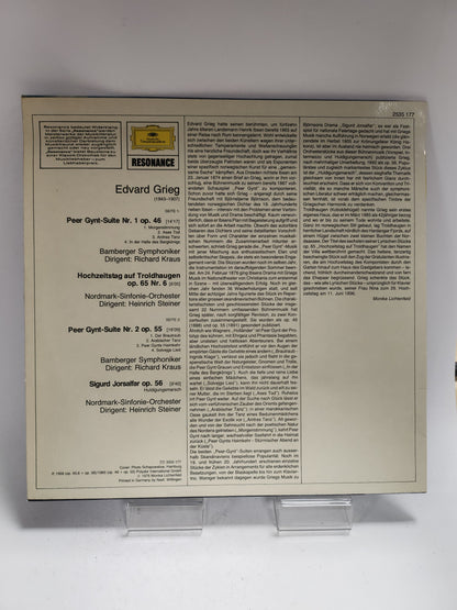 Edvard Grieg LP Vinyl