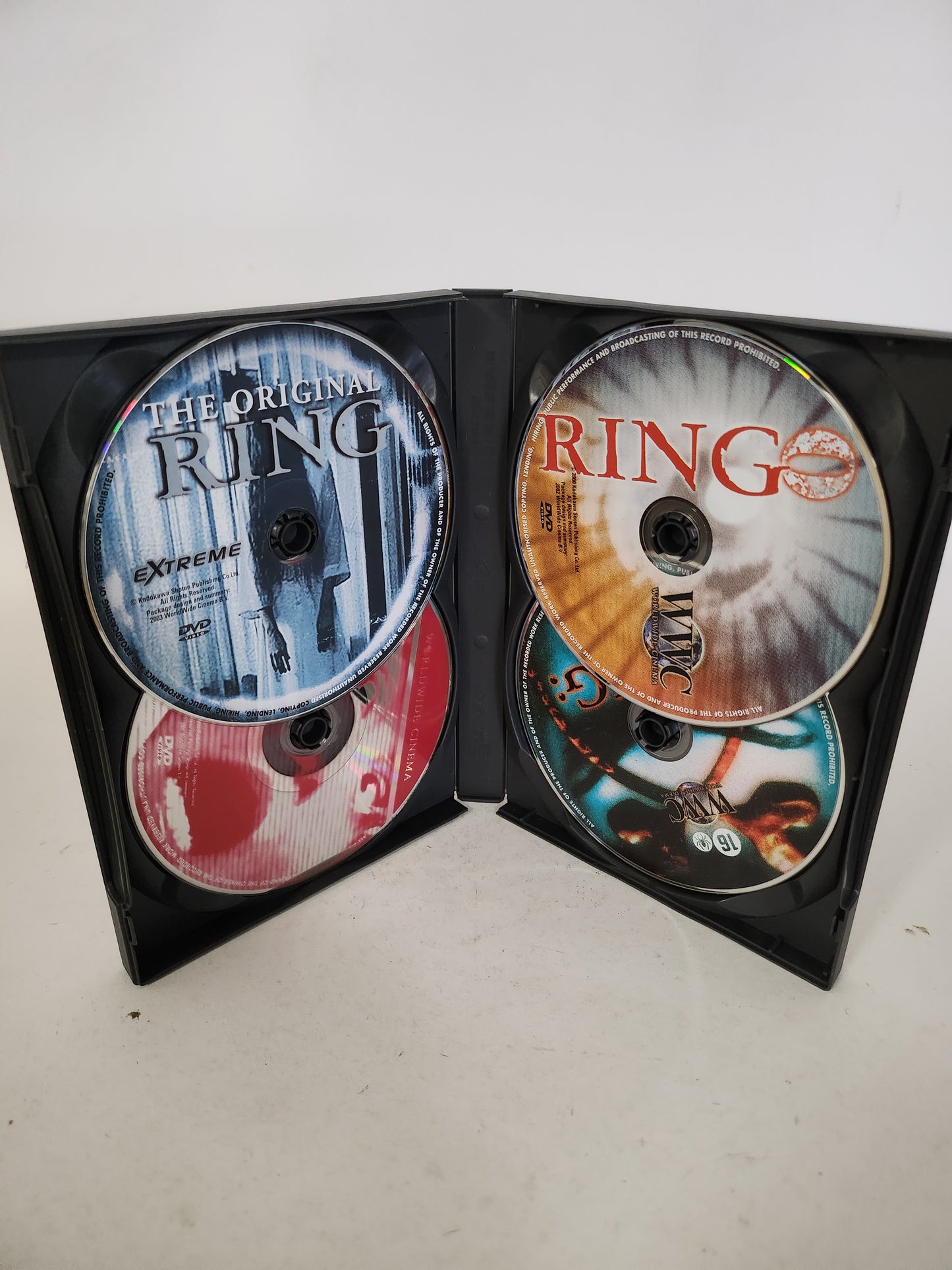 Ring "the Complete Evil" 4 Disc Dvd Box