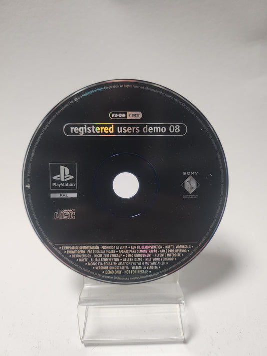 Registered Users Demo 08 PlayStation 1