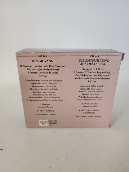 Operas: Don Giovanni die Entfuhrung aus dem Serial Volume 18 CD Box