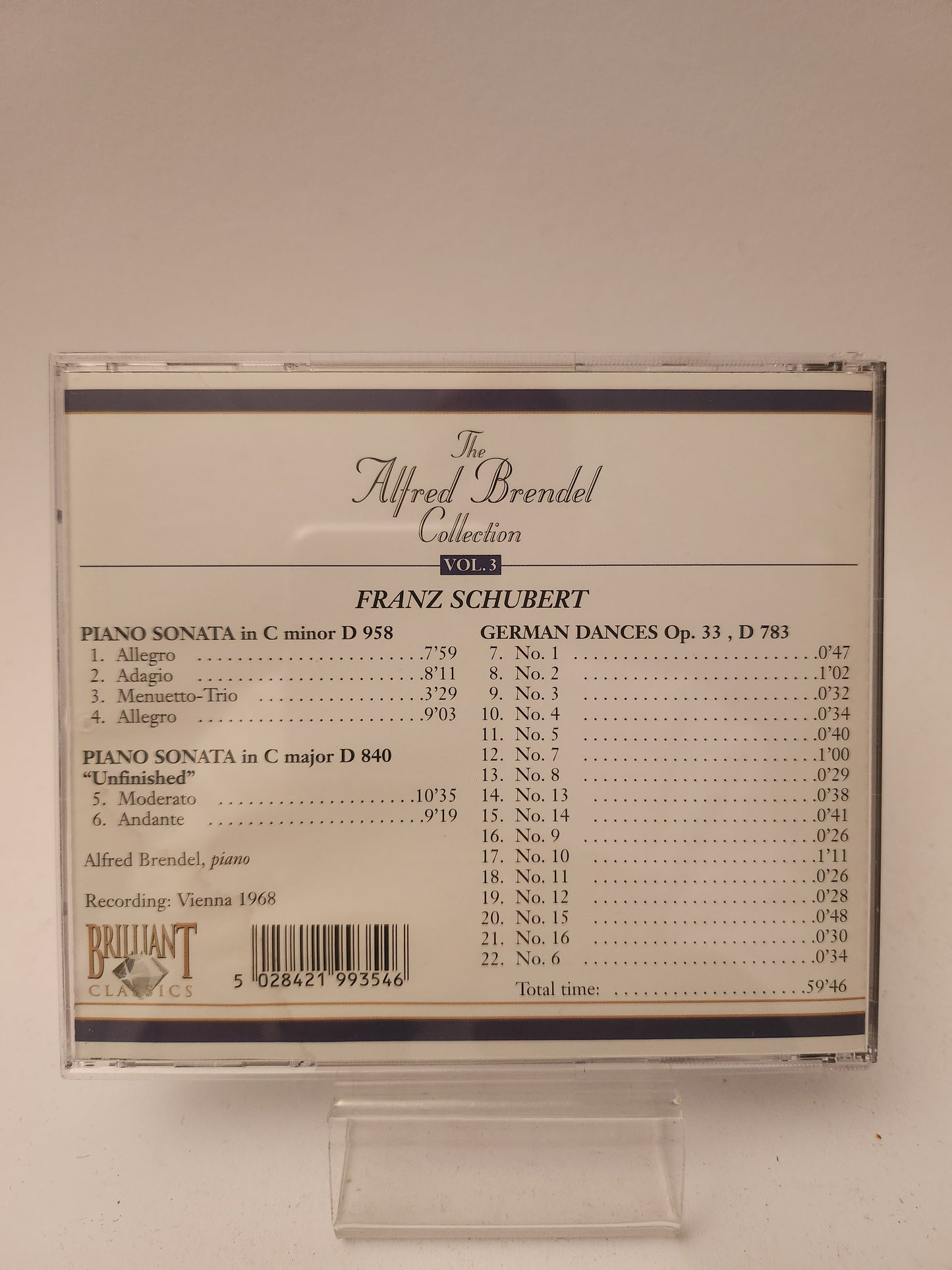 The Alfred Brendel Collection: Franz Schubert CD
