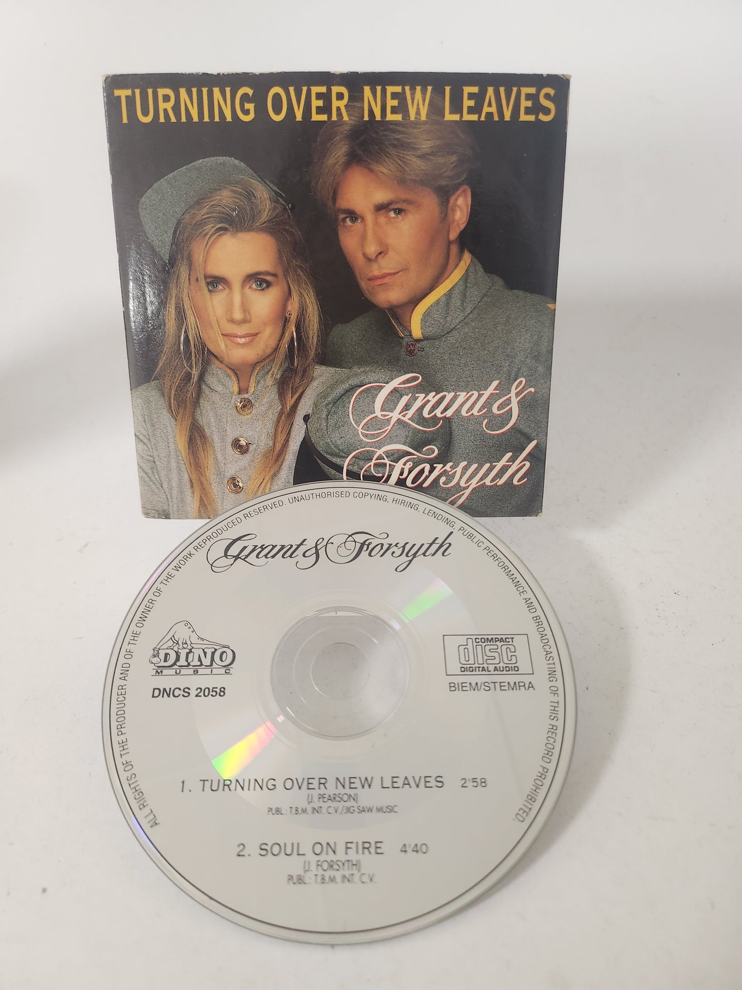 Grant & Forsyth: Turning over New Leaves CD Single