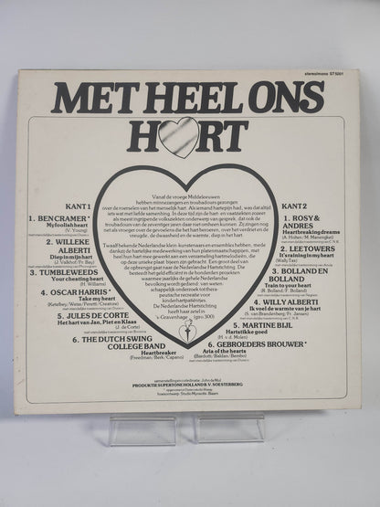 Met Heel Ons Hart LP Vinyl - Feniks Gameshop