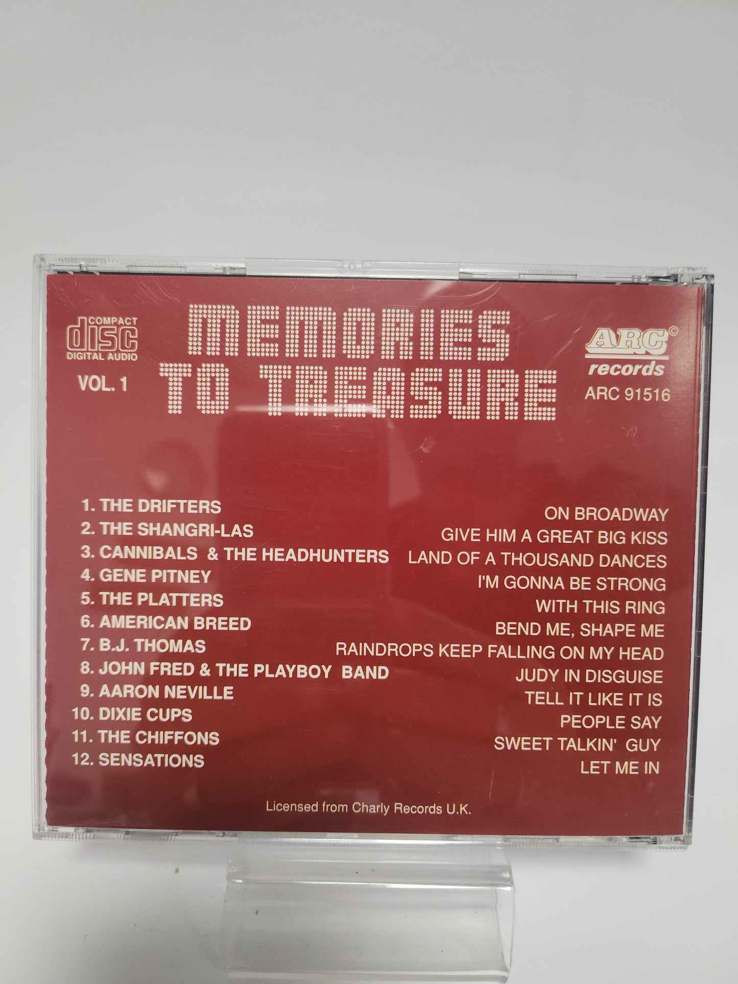Memories to Treasure Volume 1 CD