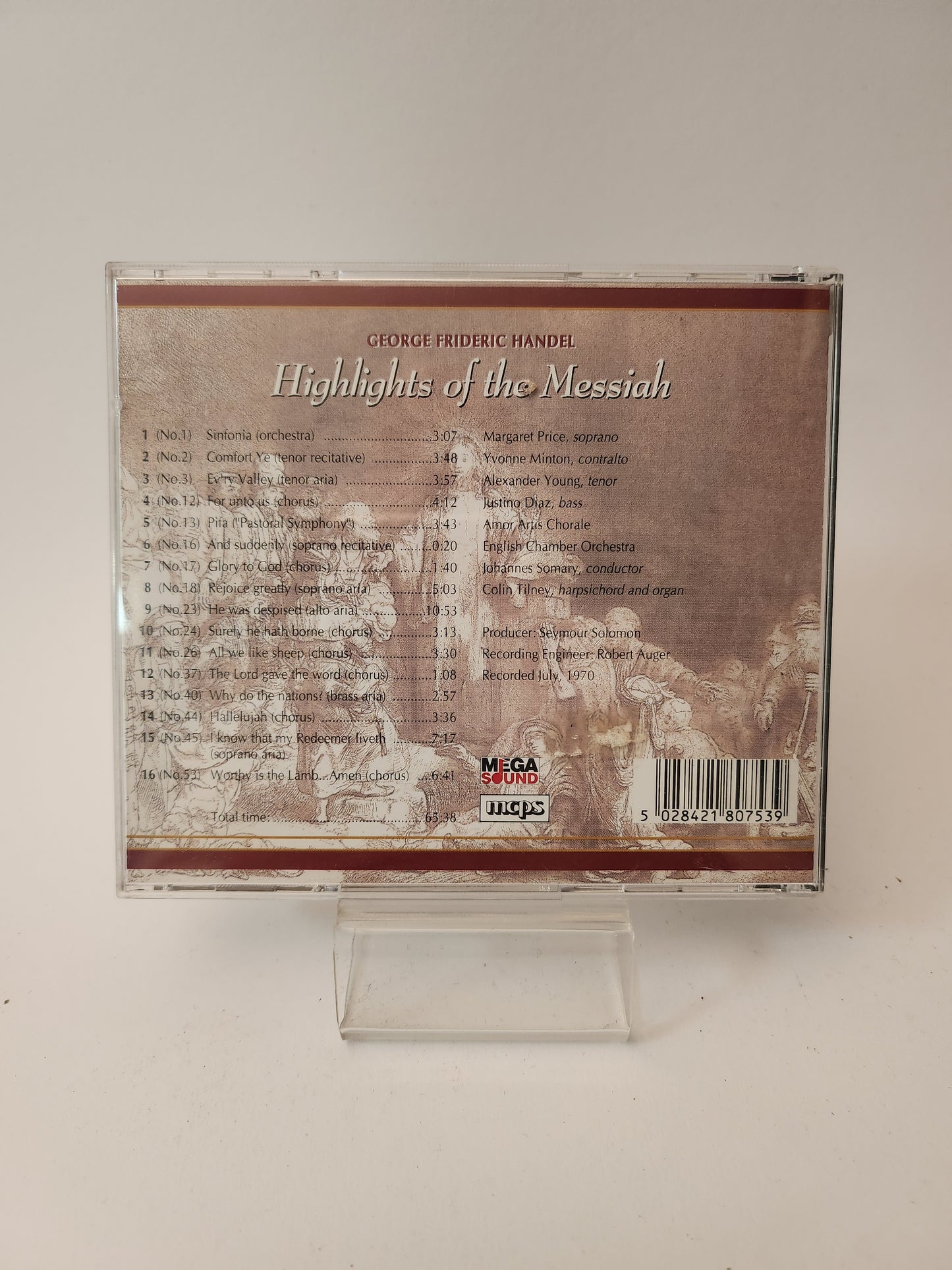 George Frédéric Handel: Highlights of the Messiah CD