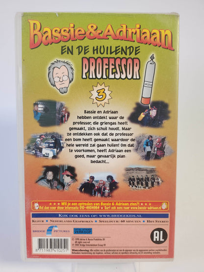 Bassie & Adriaan en de Huilende Professor 3 VHS - Feniks Gameshop