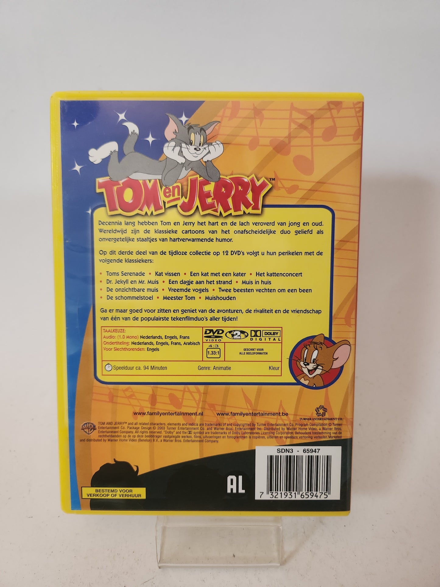 Tom en Jerry: de Collectie Deel 3 Dvd Kids