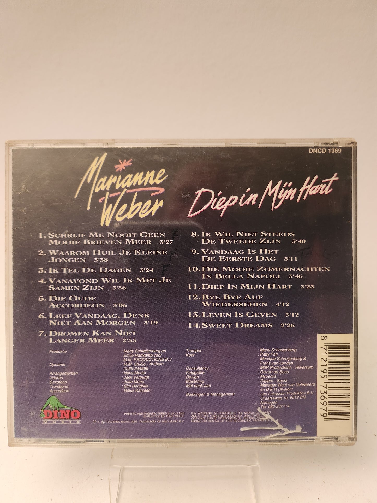 Marianne Weber: Diep in Mijn Hart CD