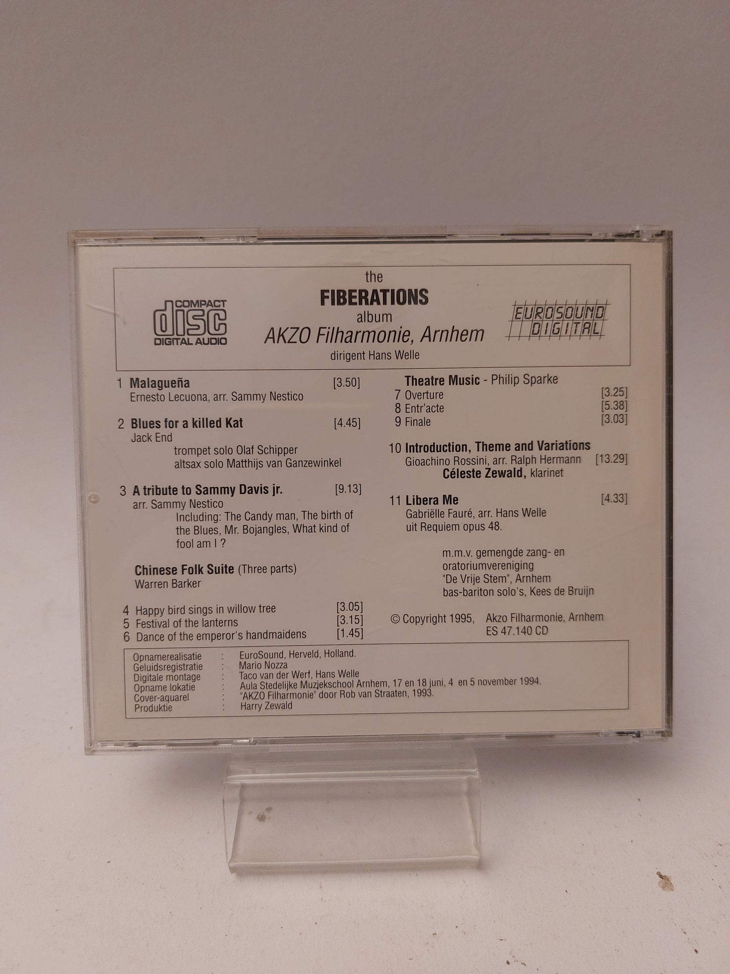 Akzo Filharmonie Arnhem: Fiberations CD