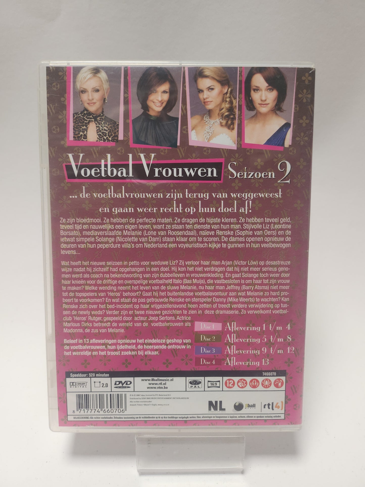 Voetbal Vrouwen Seizoen 2 Dvd Box