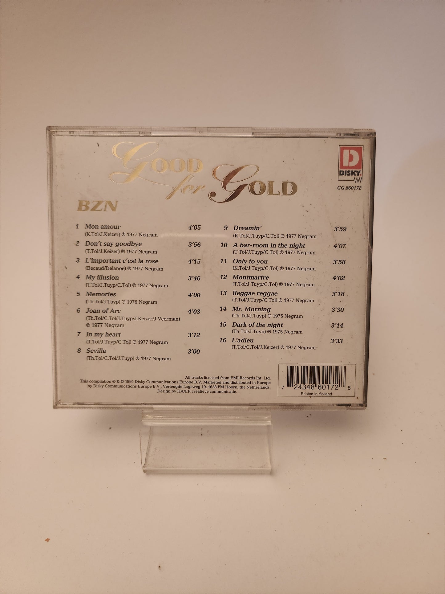 BZN: Good for Gold CD