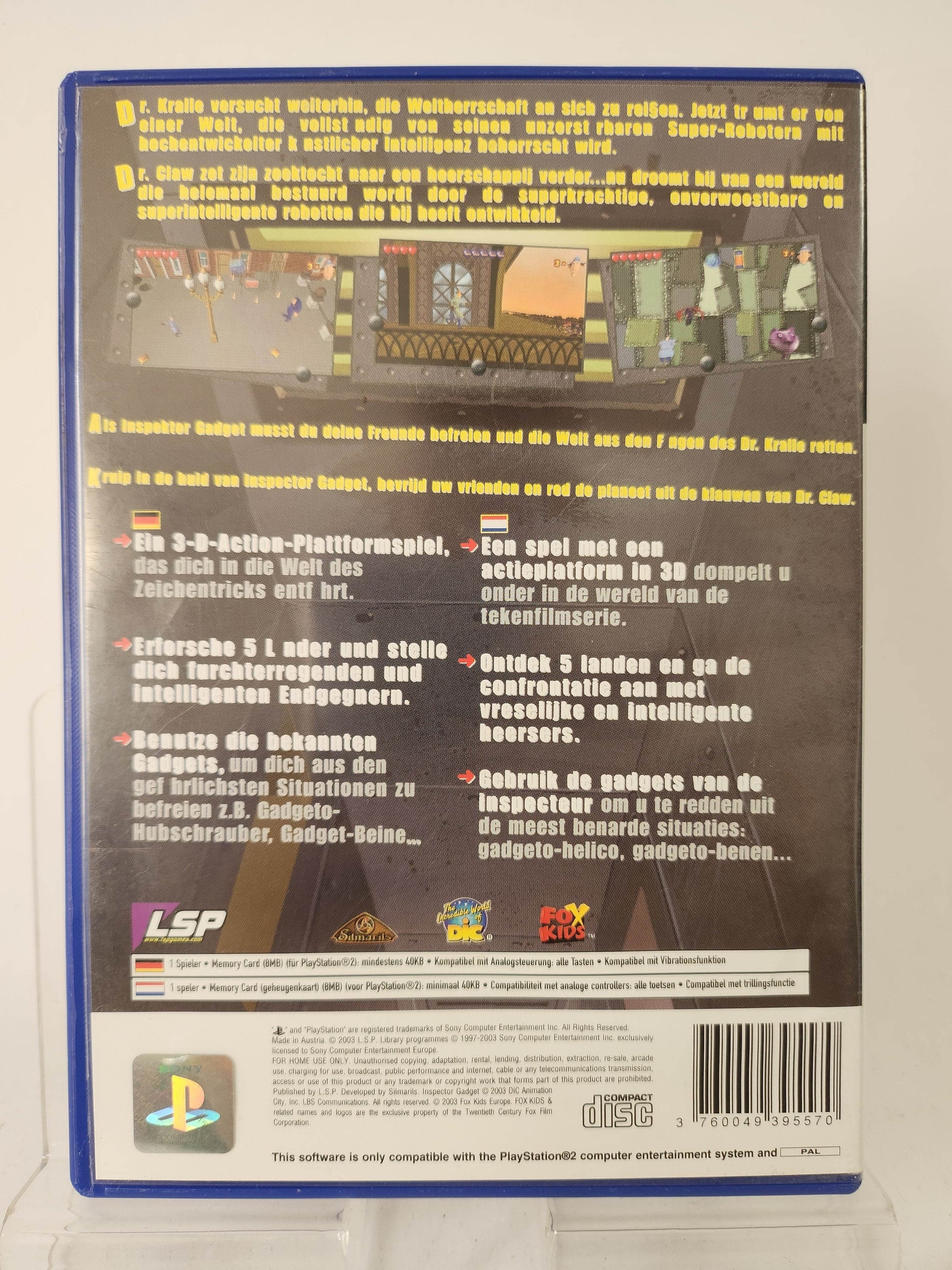 Inspector Gadget MAD Robots Invasion Playstation 2 - Feniks Gameshop
