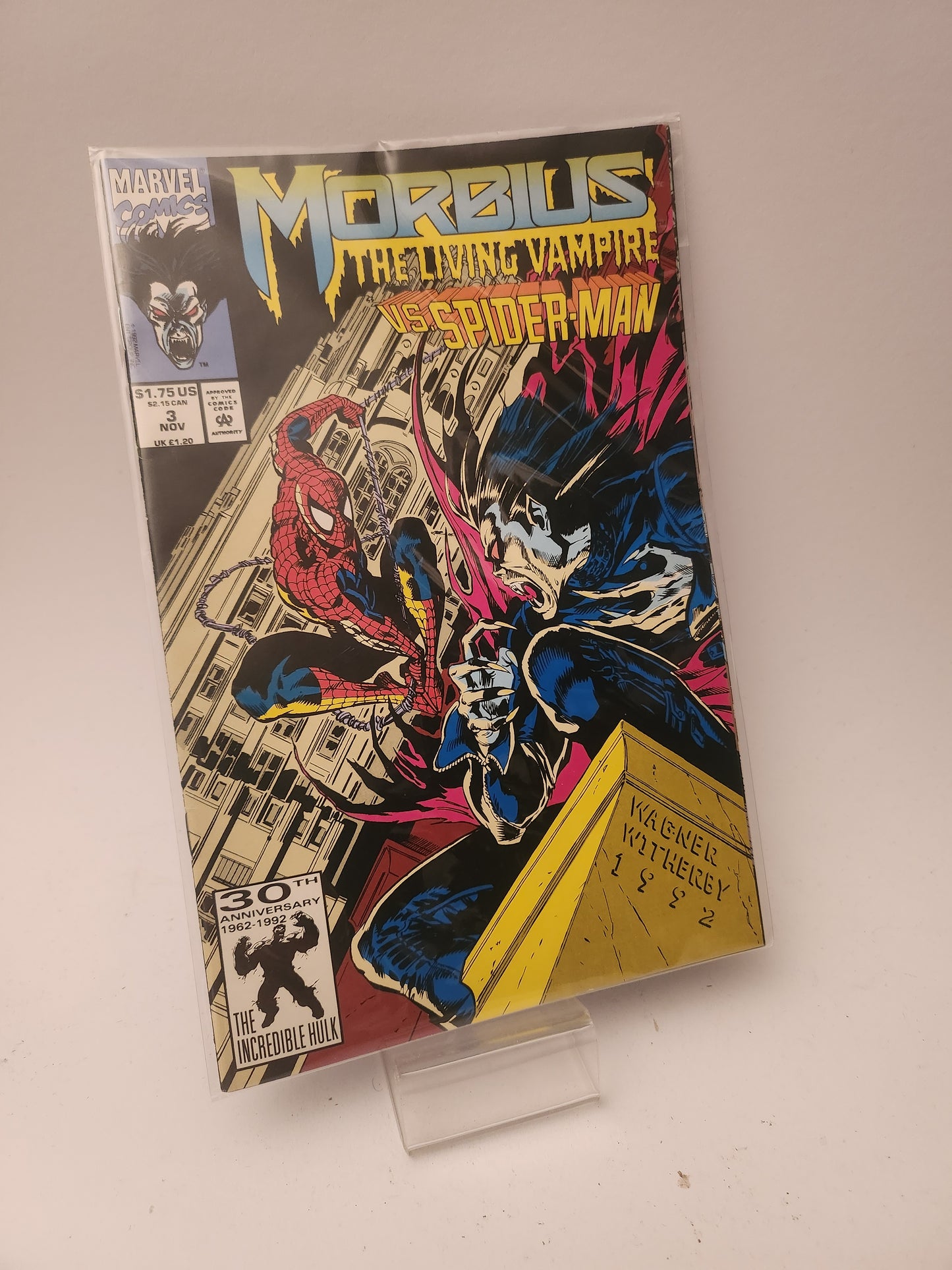 MORBIUS The Living Vampire #3 Vs Spider-Man geseald Marvel Comics