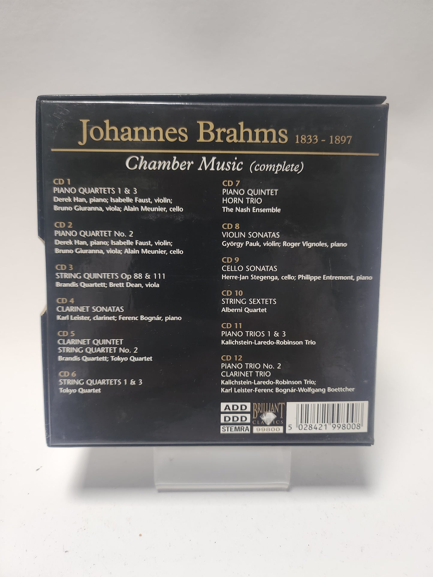 Brahms: Chamber Music 12 CD Box