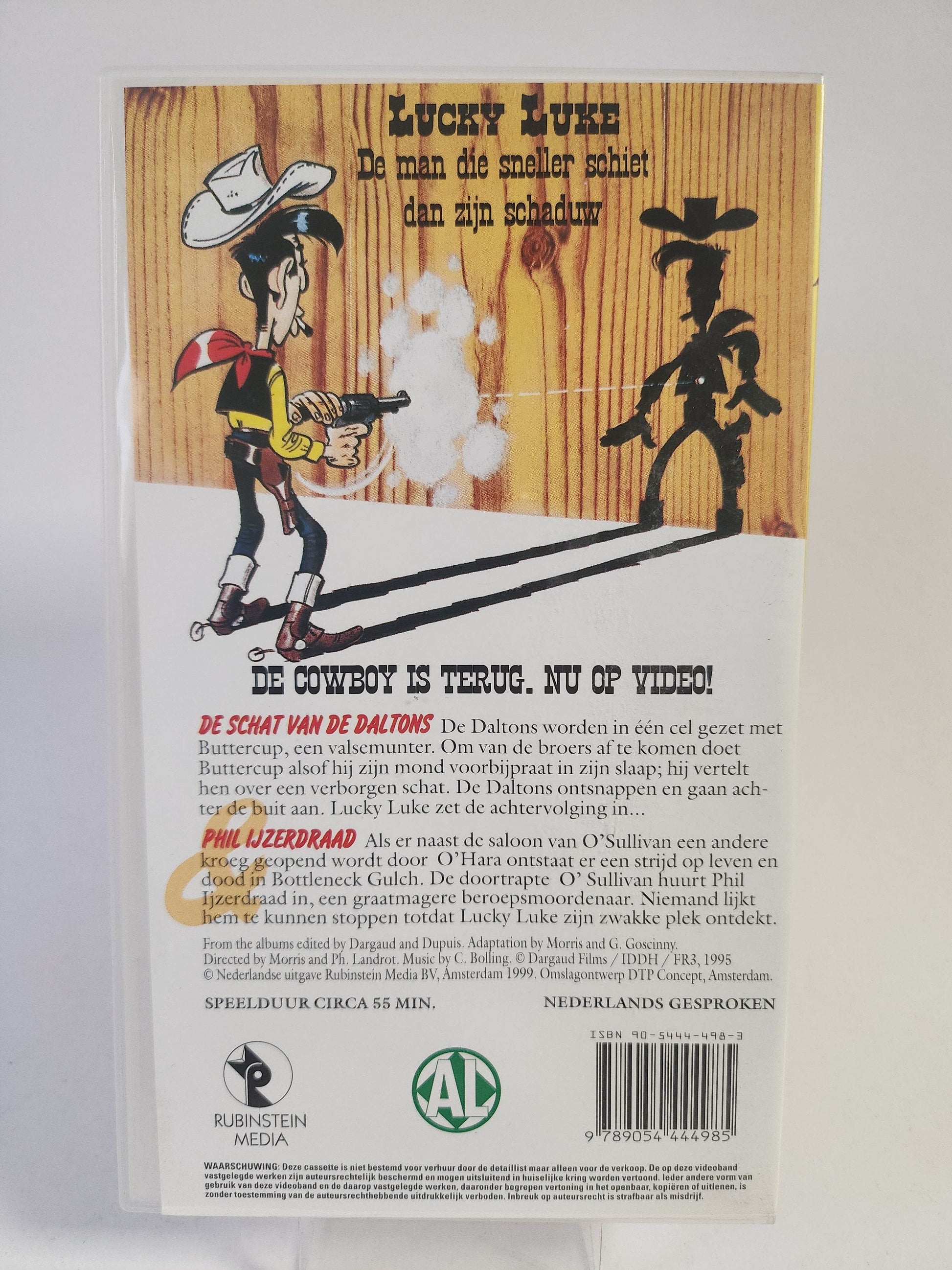 Lucky Luke: de Schat van de Daltons & Phil Ijzerdraad geseald VHS Kids - Feniks Gameshop