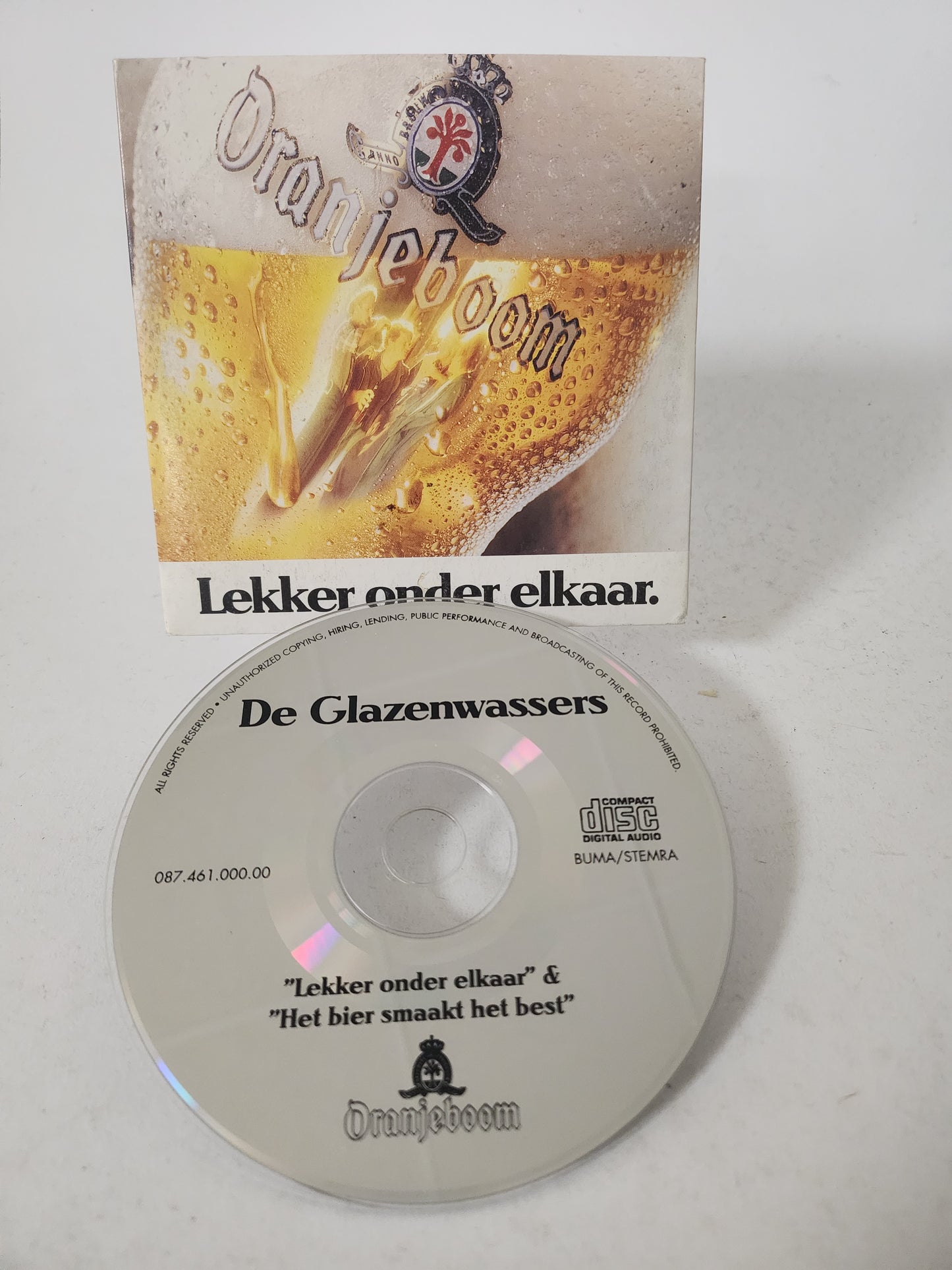 Glazenwassers: Lekker onder Elkaar CD Single