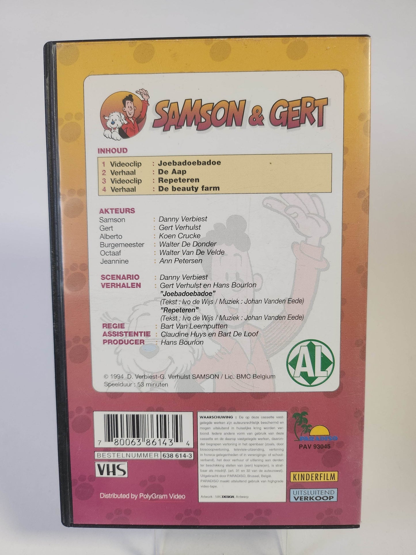 Samson & Gert de Aap Deel 5 VHS - Feniks Gameshop