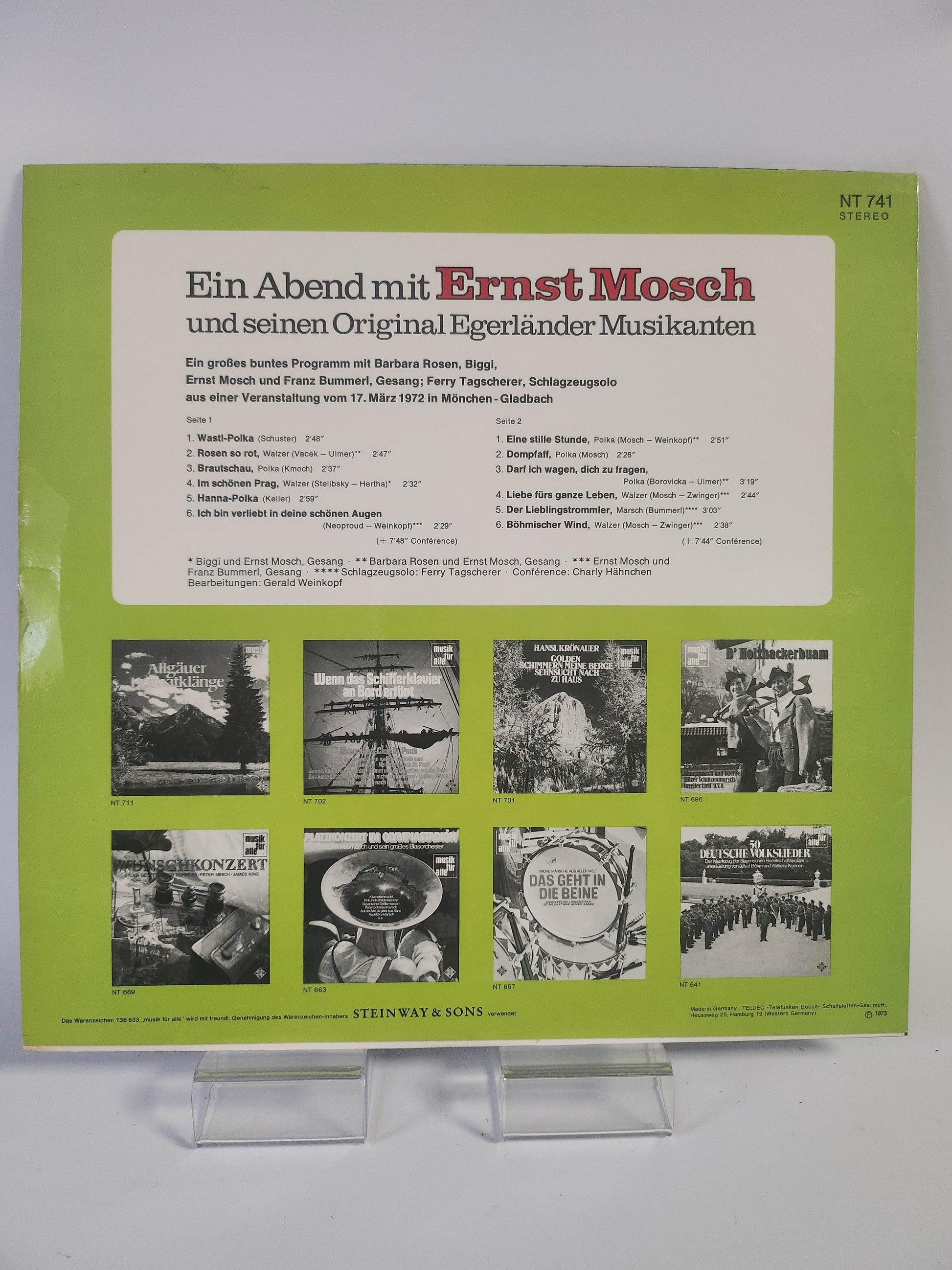 Ein Abend mit Ernst Mosch LP Vinyl - Feniks Gameshop