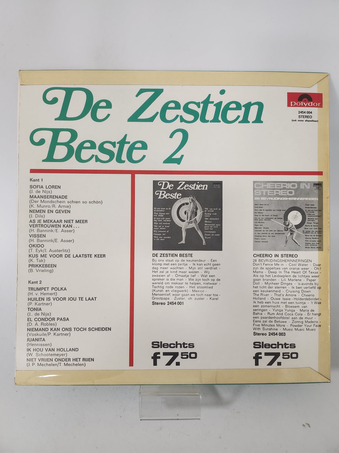 Zestien Beste 2 LP Vinyl