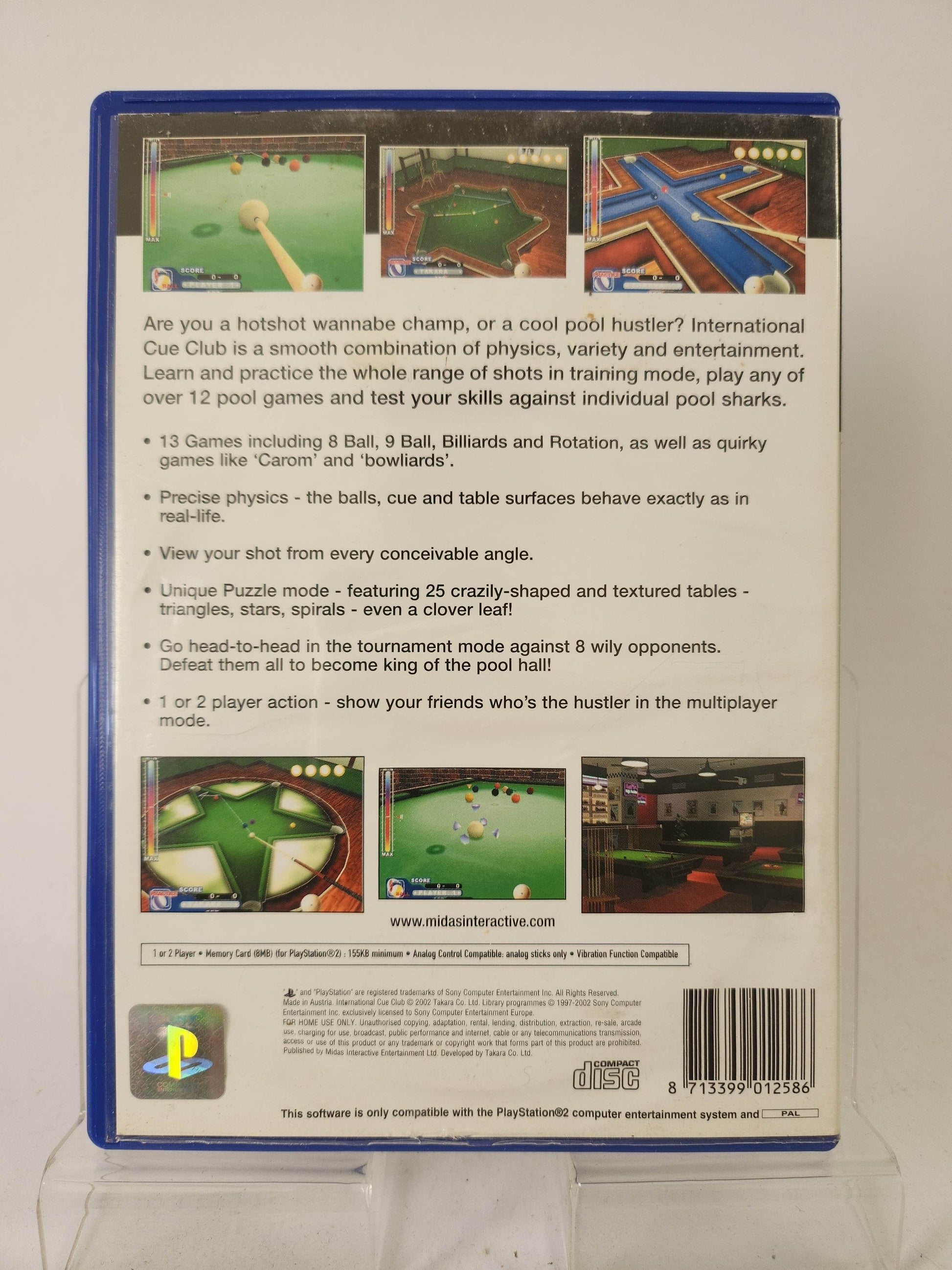 International Cue Club Playstation 2 - Feniks Gameshop