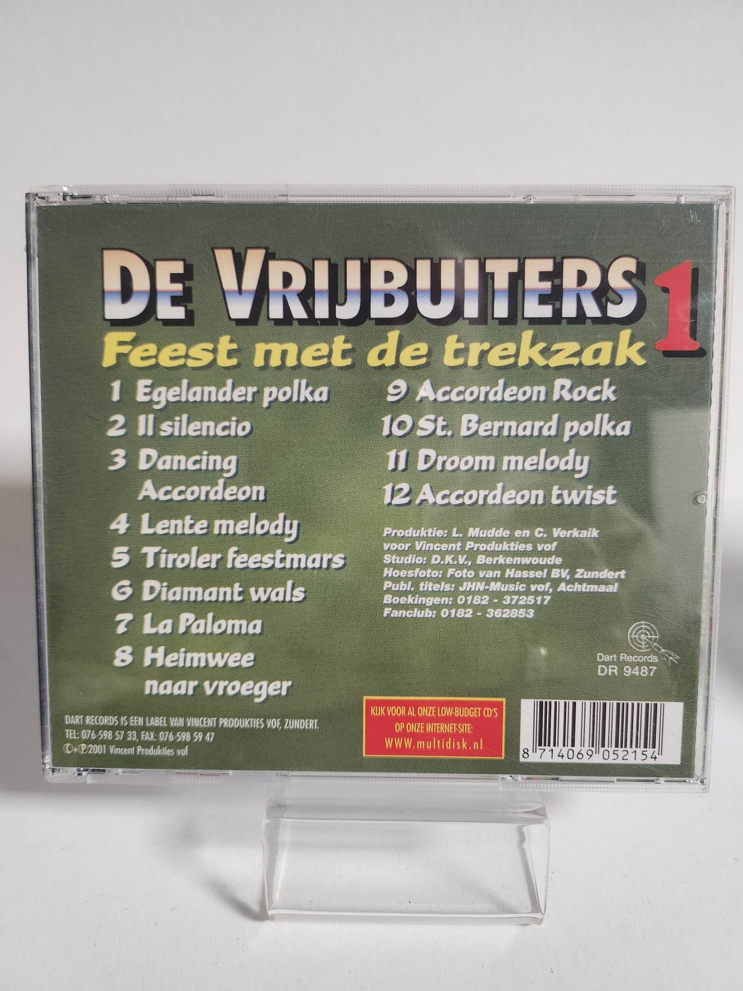 Vrijbuiters: Feest met de Trekzak Instrumentaal CD - Feniks Gameshop