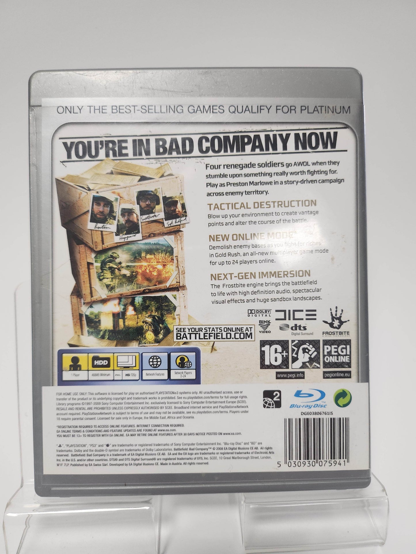 Battlefield Bad Company Platinum Playstation 3 - Feniks Gameshop
