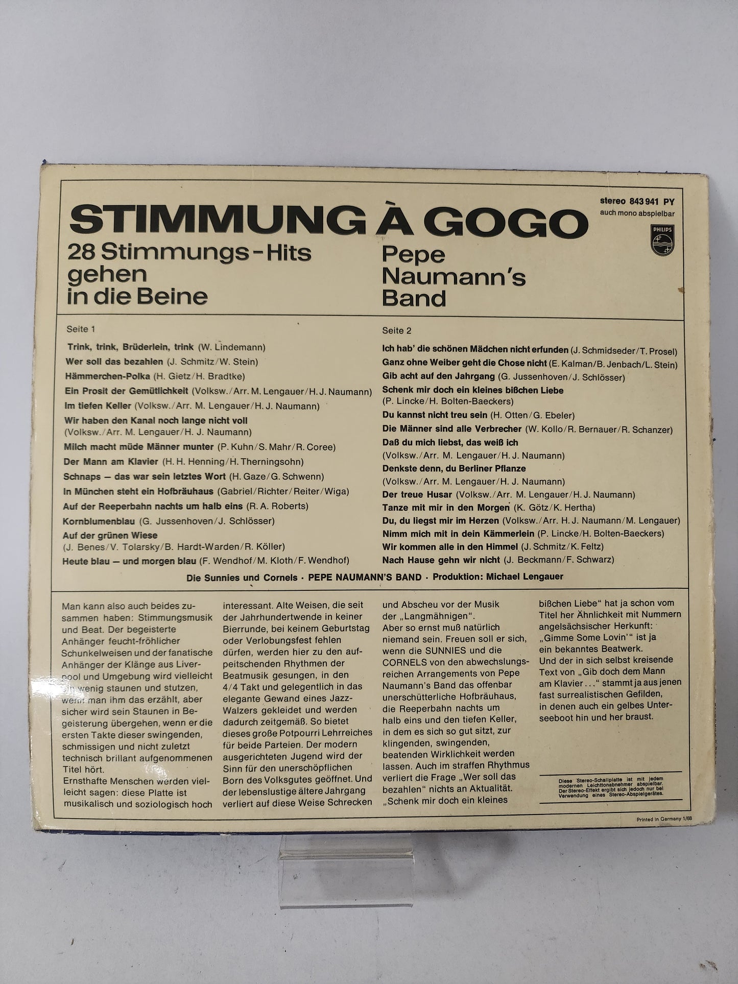 Stimmung a Gogo LP Vinyl