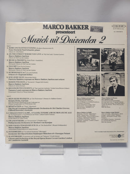 Marco Bakker presenteert Muziek uit Duizenden 2 LP Vinyl