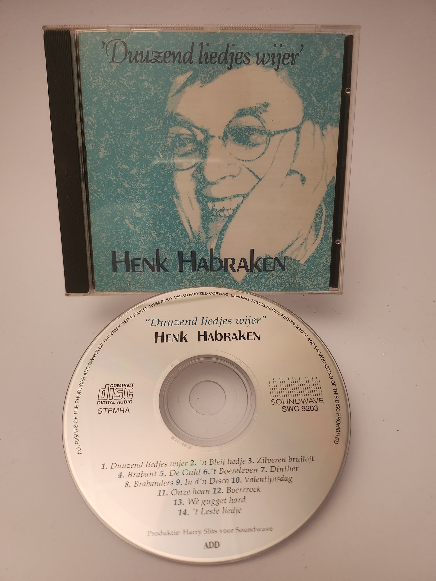 Henk Habraken: Duuzend Liedjes Wijer CD
