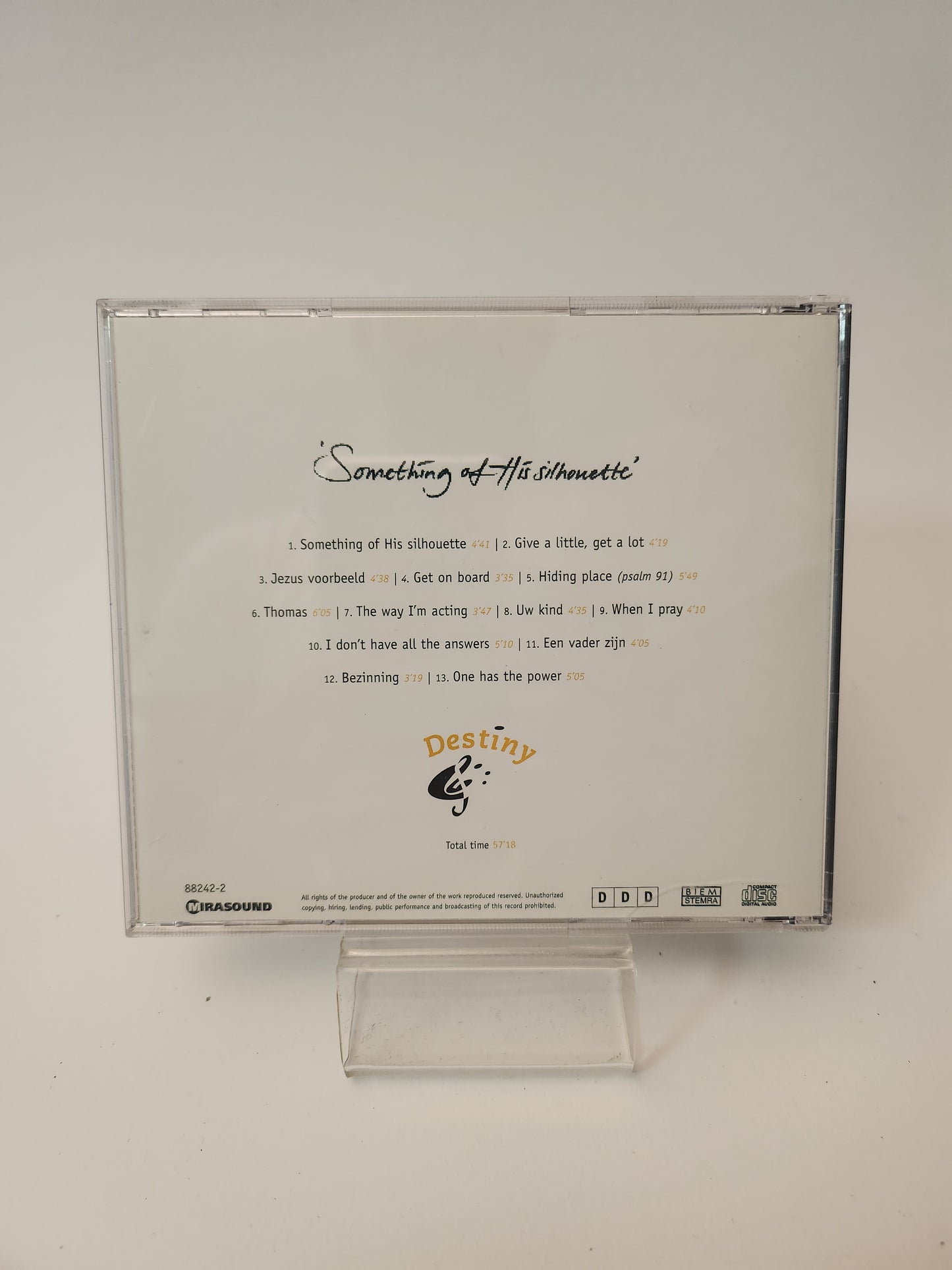 Destiny: Something of His Silhouette CD