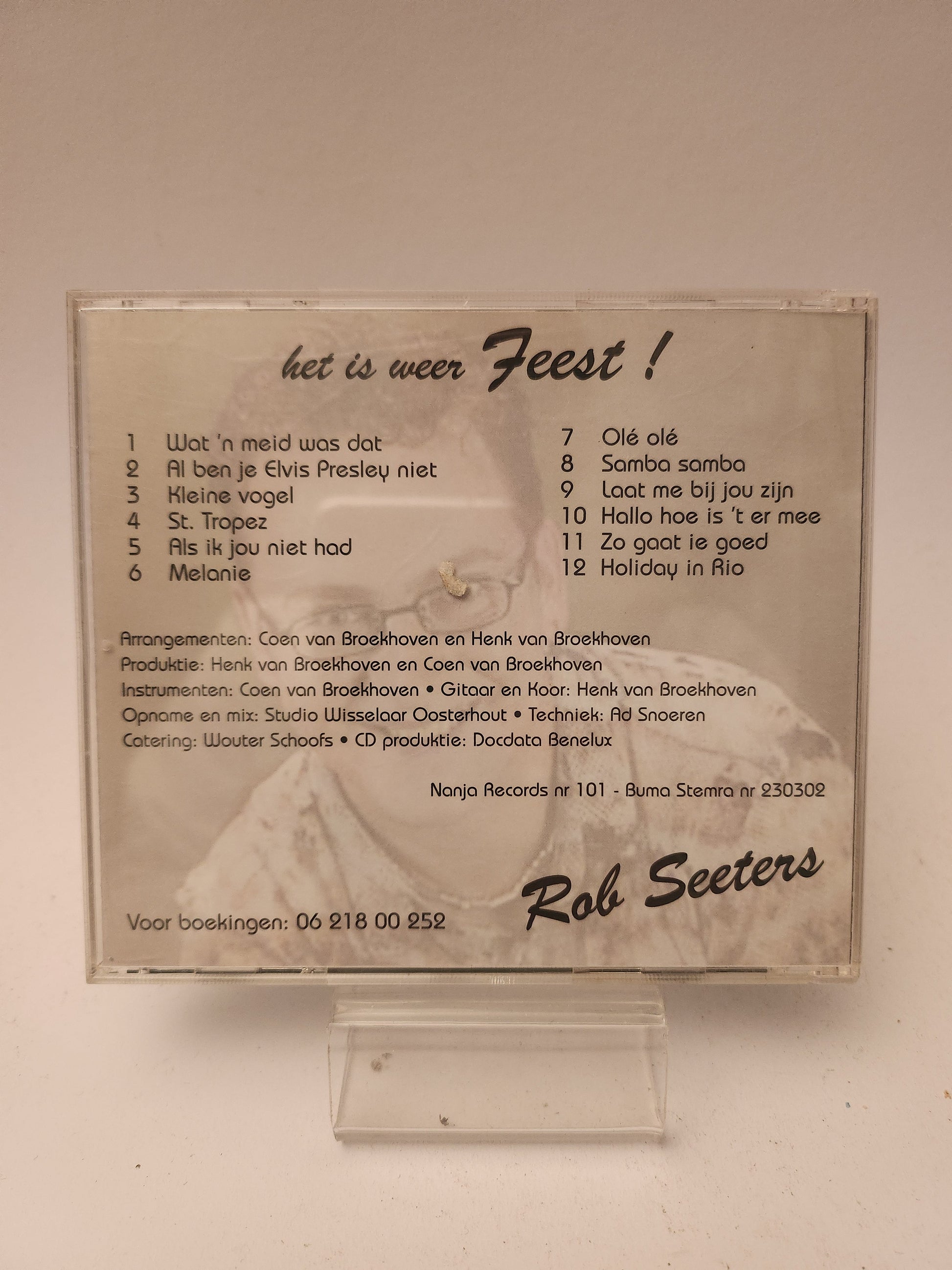 Rob Seeters: het is weer Feest! CD - Cd