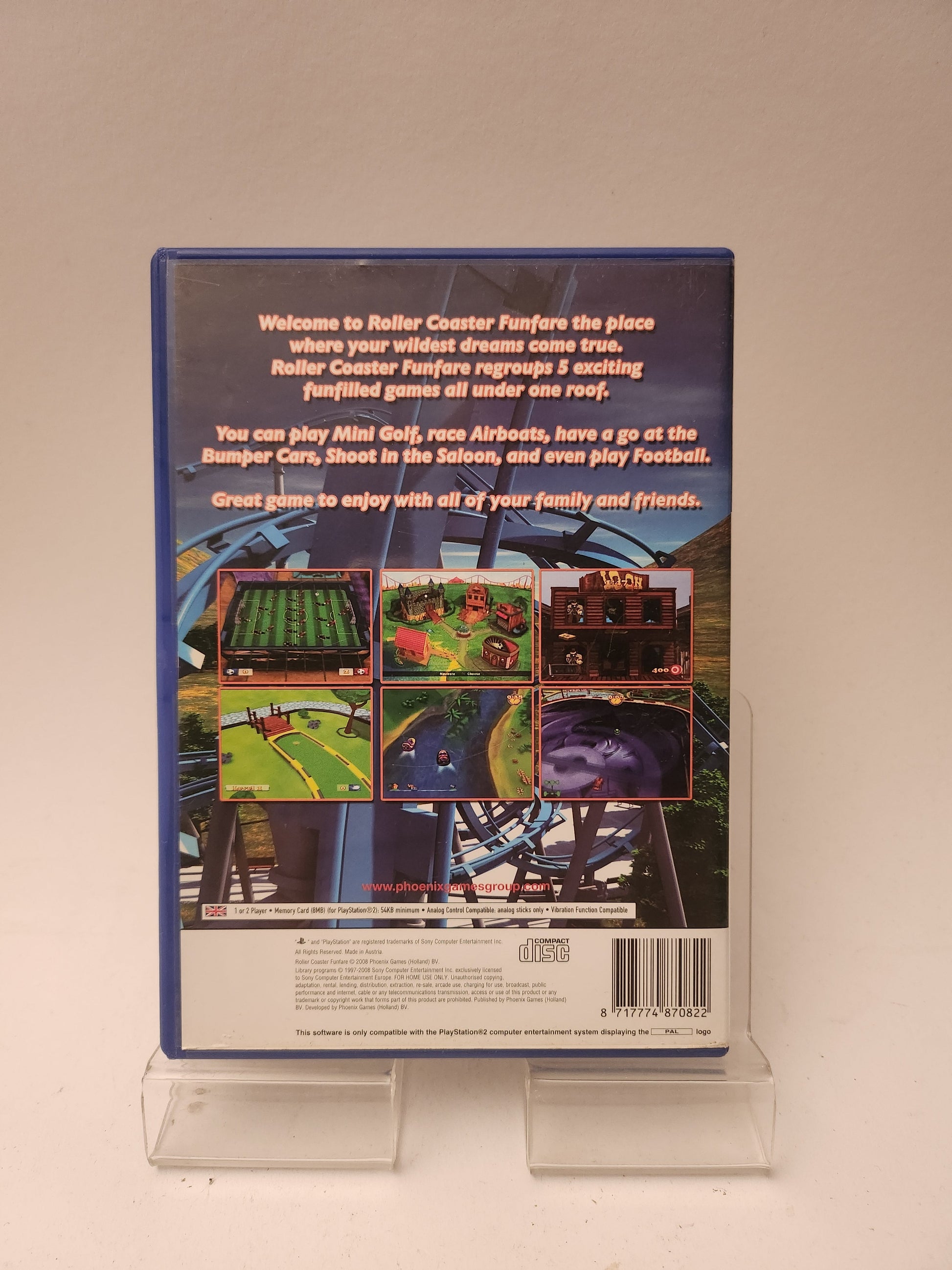 Roller Coaster Funfare Playstation 2 - Playstation 2 Games