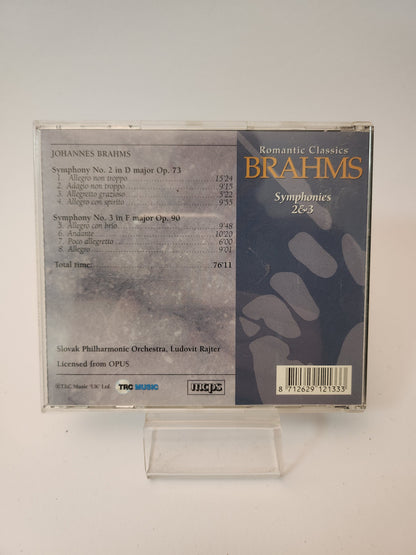 Romantic Classics Brahms Symphonies 2 & 3 CD - Cd