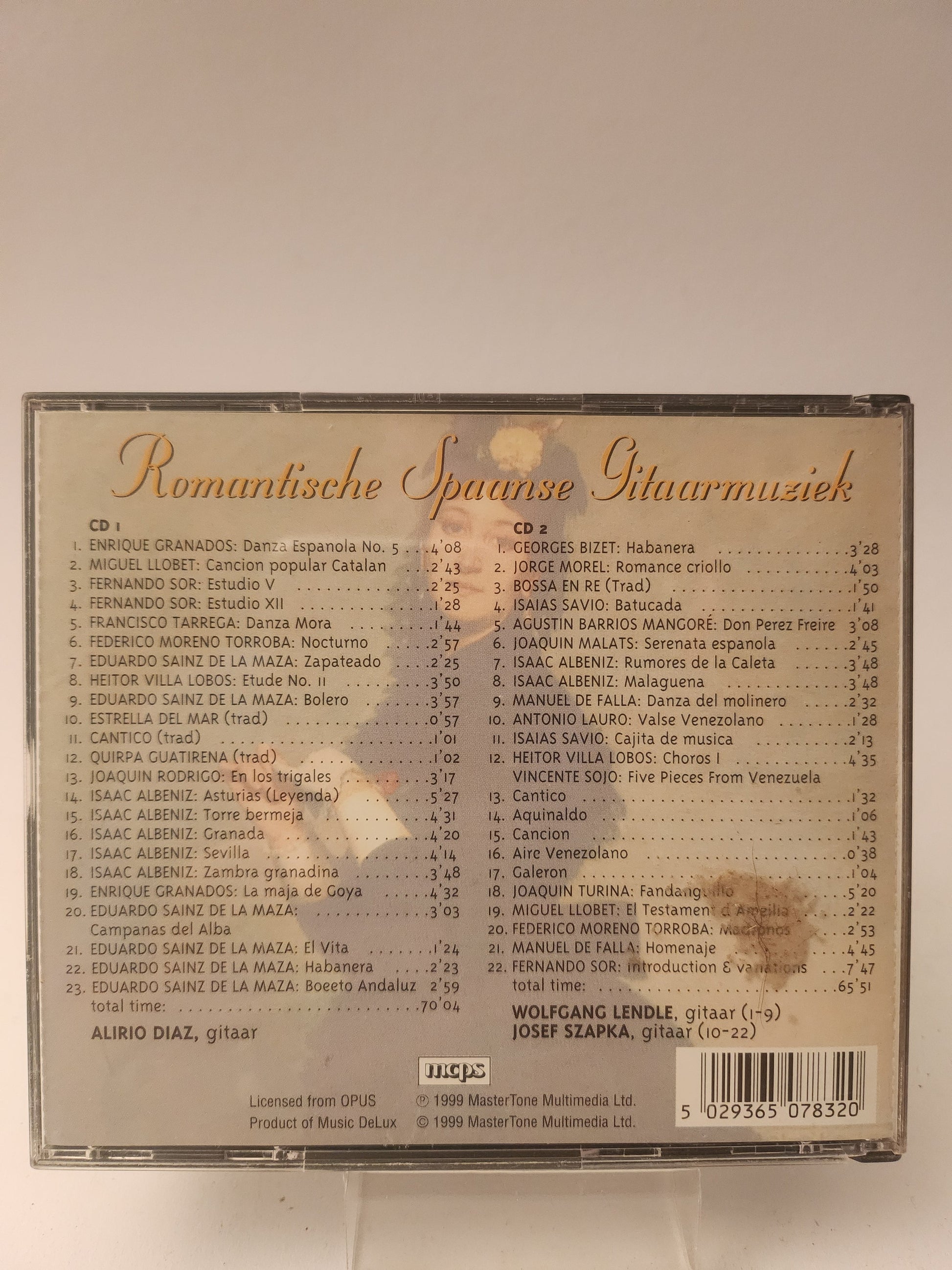 Romantische Spaanse Gitaarmuziek CD - Cd