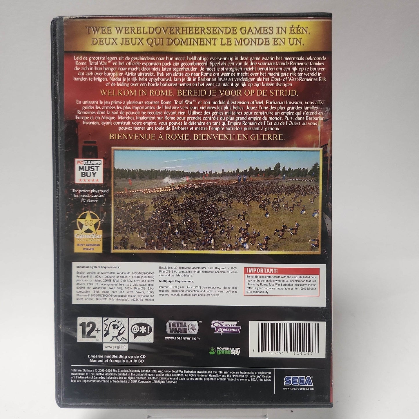 Rome Total War Gold Edition (No Book) PC - Feniks Gameshop