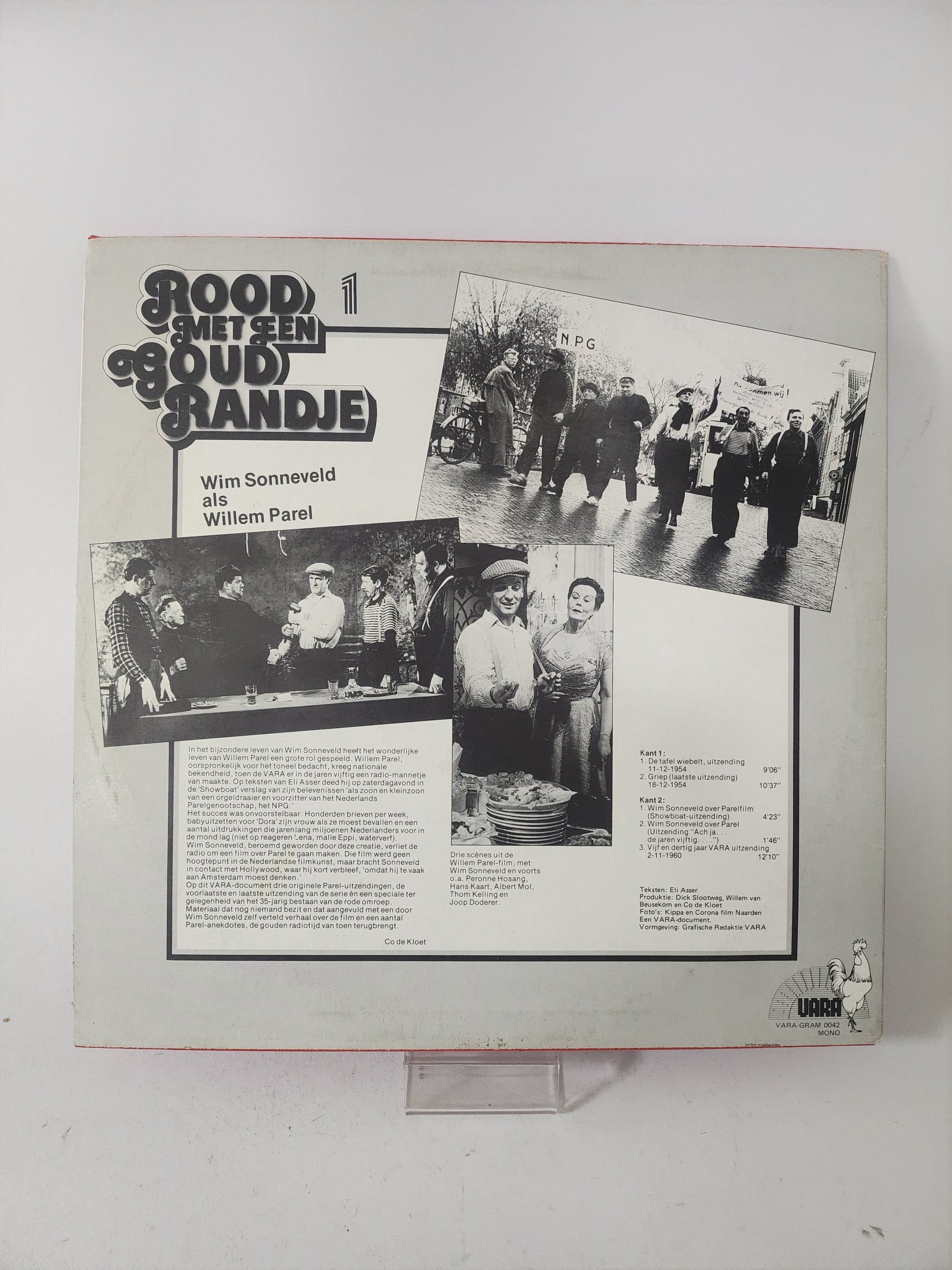 Rood met een Goud Randje: Wim Sonneveld LP Vinyl - Lp Vinyl