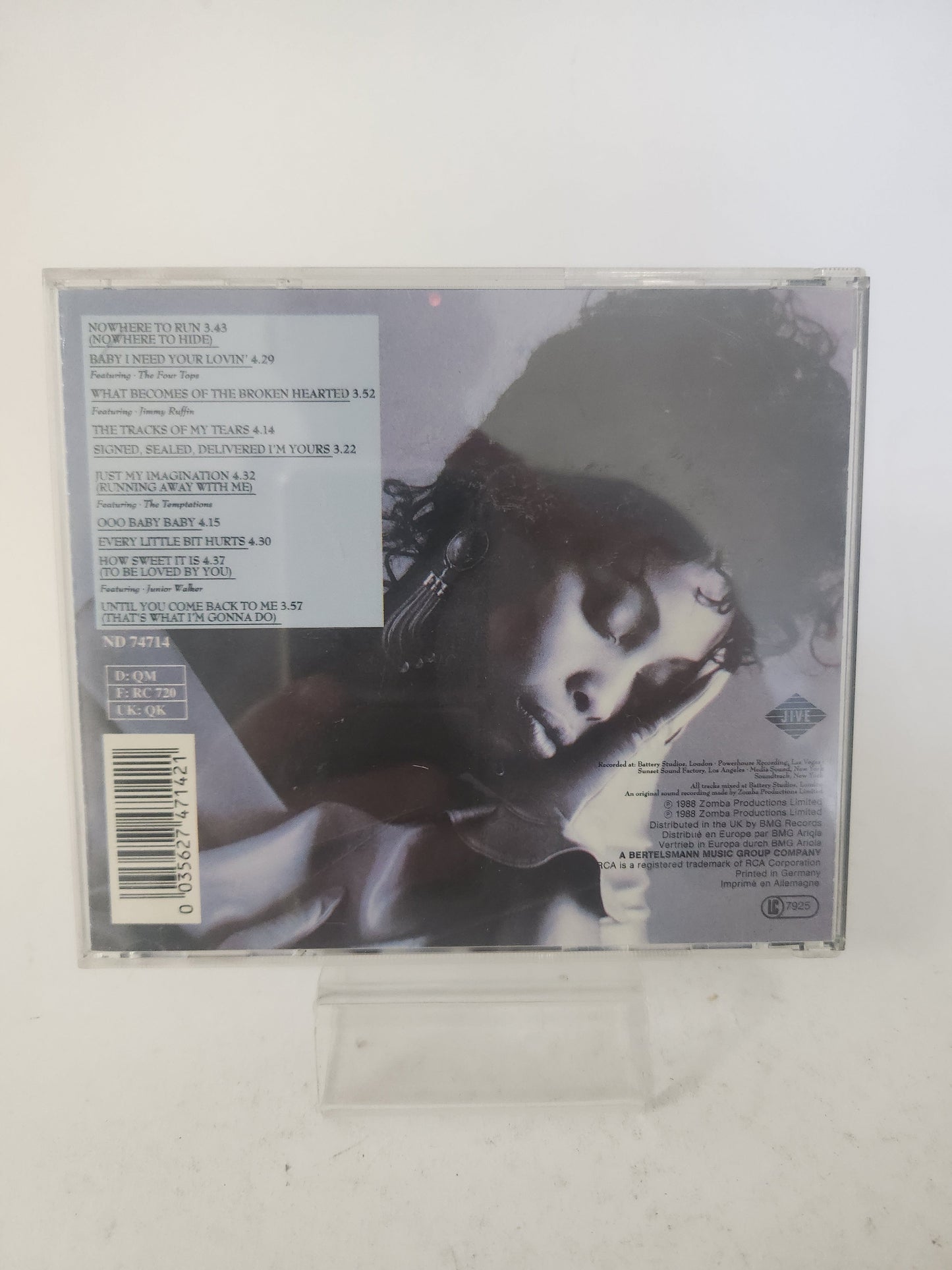 Ruby Turner: the Motown Songbook CD - Cd