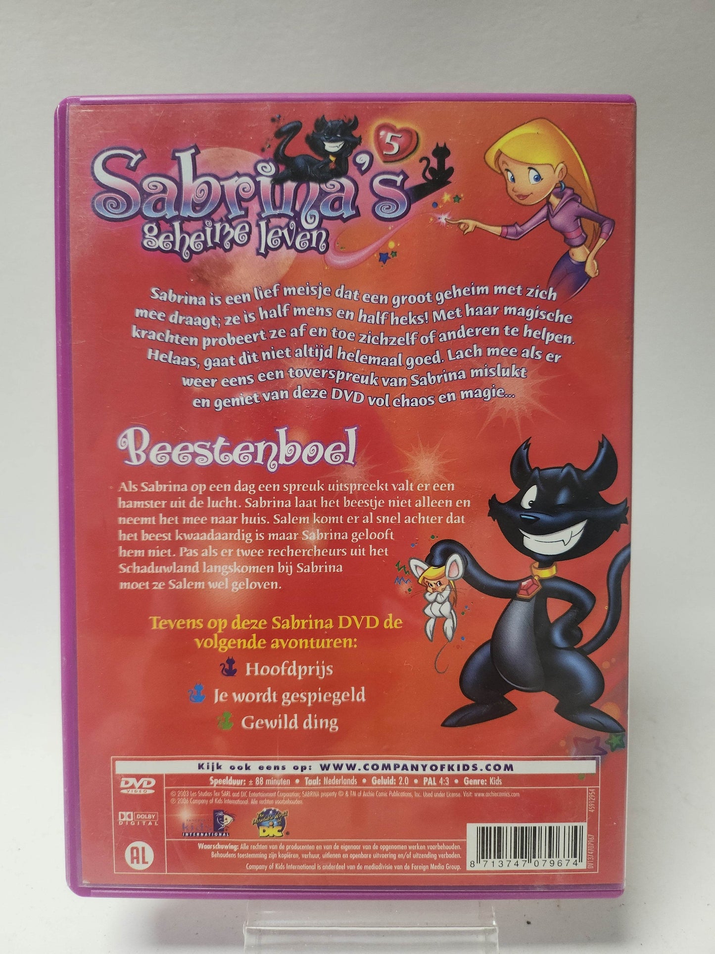 Sabrina's Geheime Leven Beestenboel DVD Kids - Feniks Gameshop
