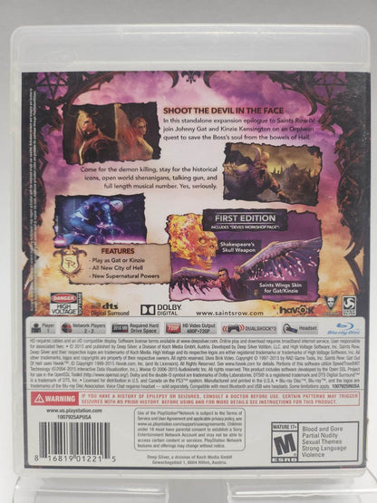 Saints Row Gat Out of Hell First American Edition PS3 - Feniks Gameshop