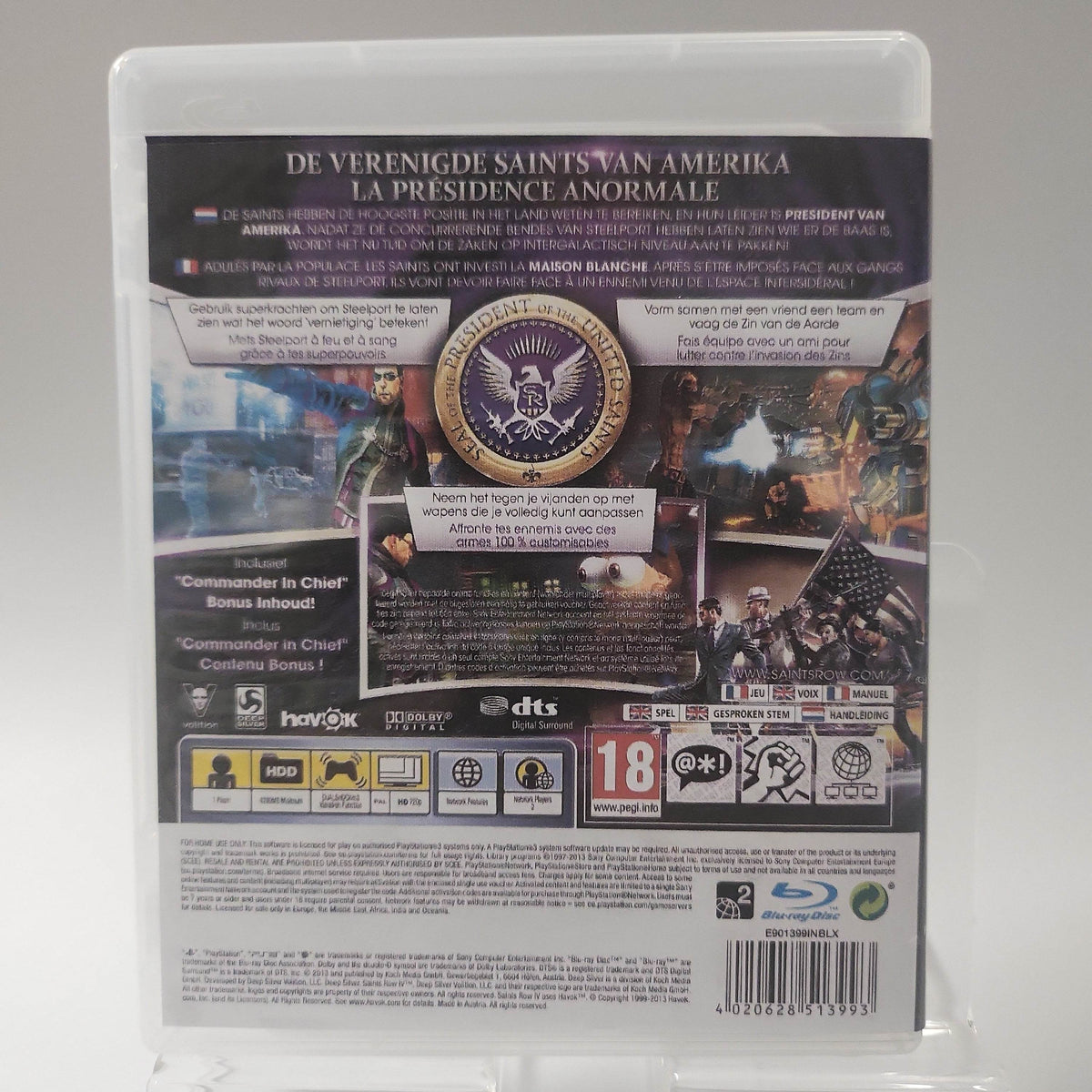 Saints Row IV Commander in Chief Edition (Copy Cover) Playstation 3 - Feniks Gameshop