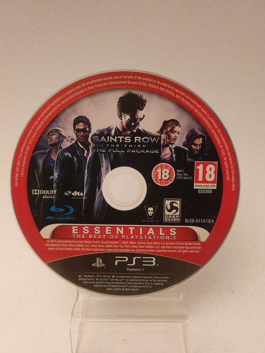Saints Row the Third the Full Package Essentials (Disc Only) PlayStation 3 - playstation 3 Games