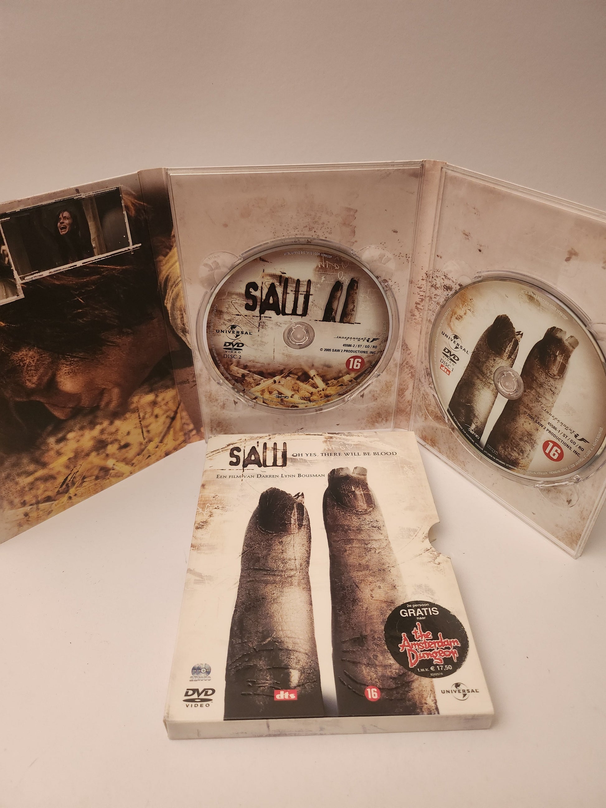 Saw: 2 disc Special Edition + Slipcover Dvd - Dvd Volwassenen