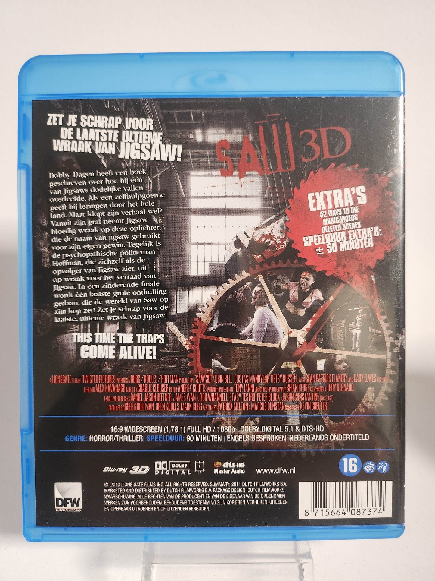Saw 3D Unrated Edition Blu-Ray - Feniks Gameshop