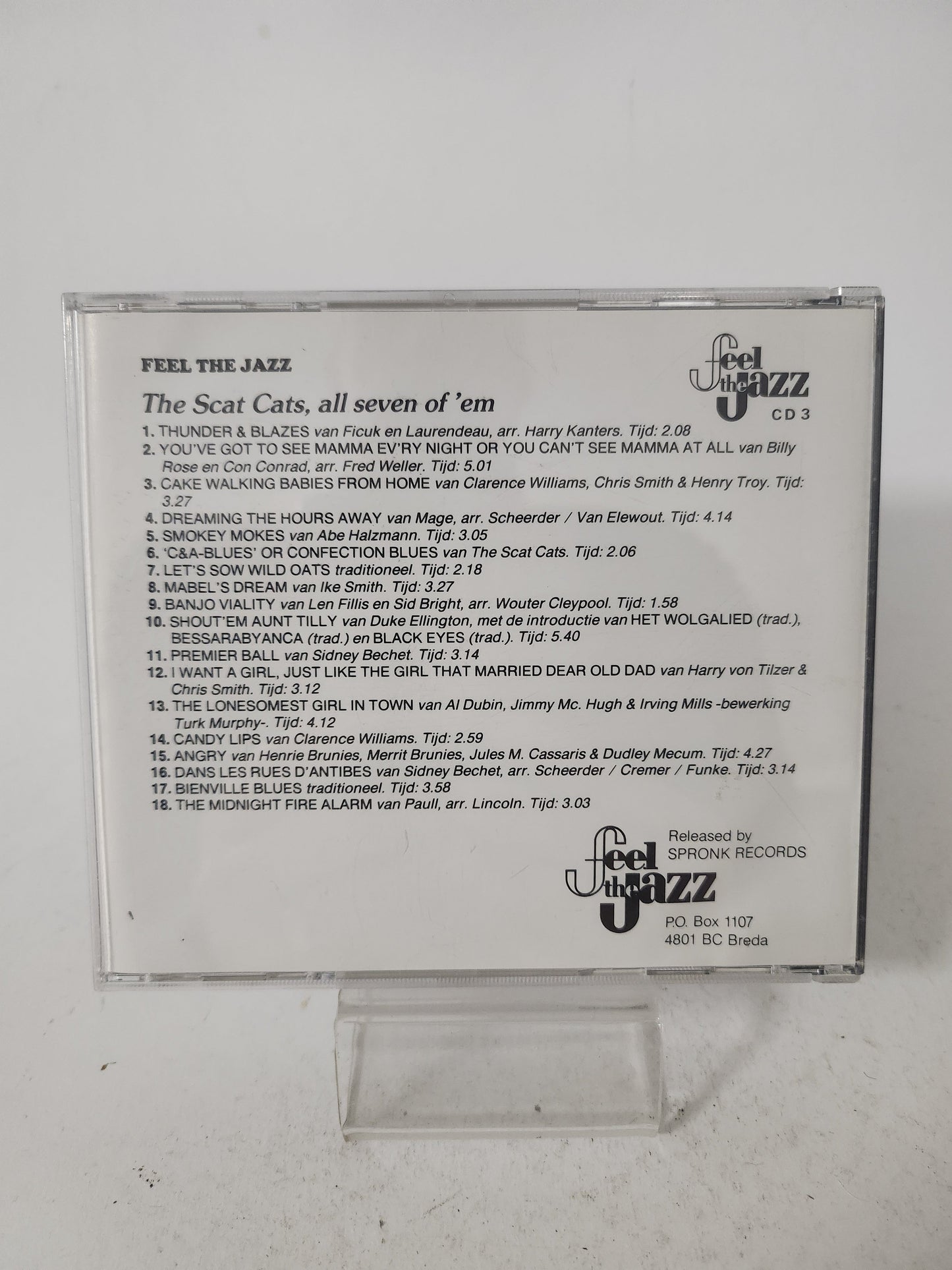 Scat Cats: Cats as Cats Can CD - Cd
