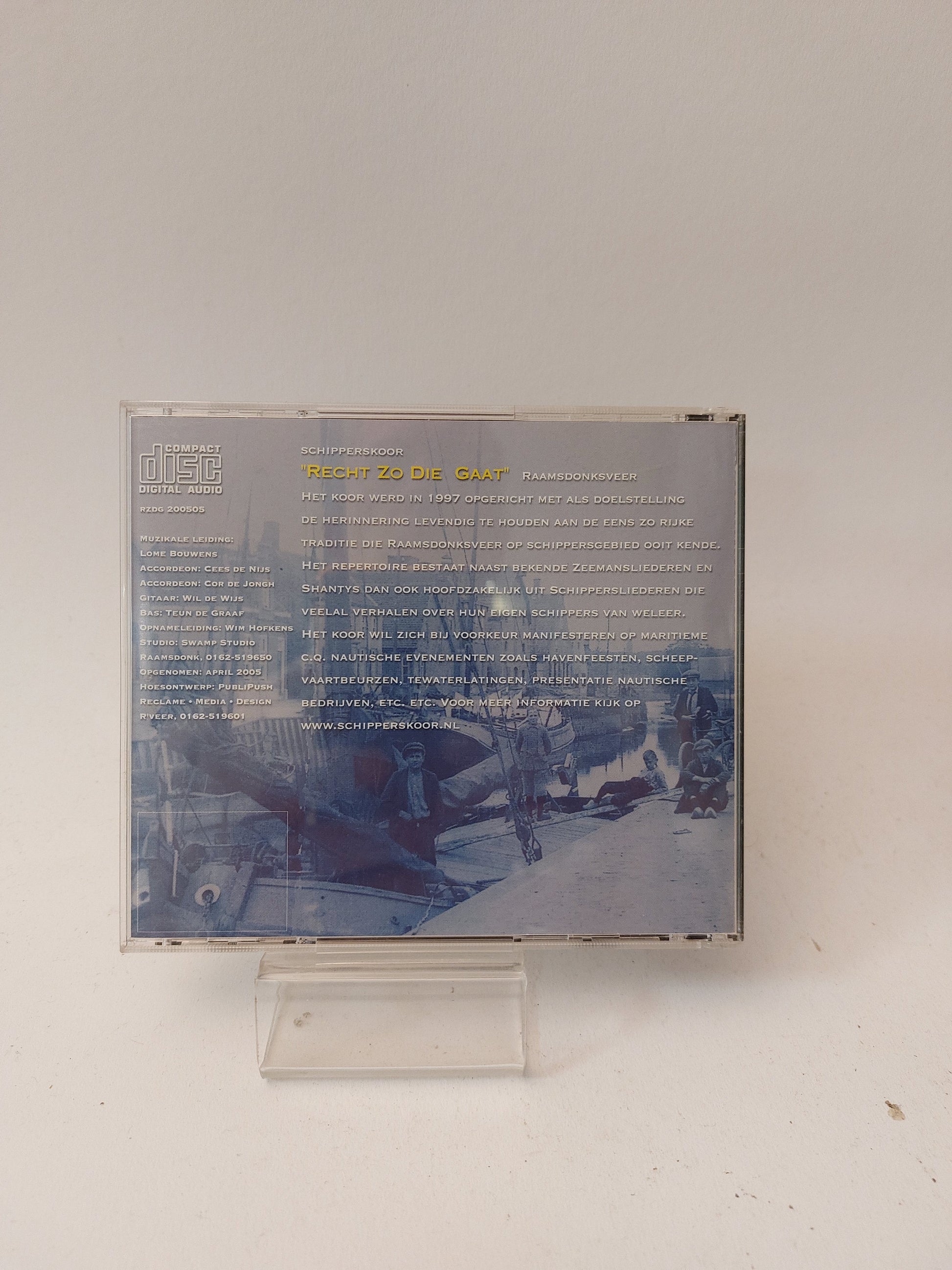 Schipper Vaart uit: Recht zo die Gaat CD - Cd