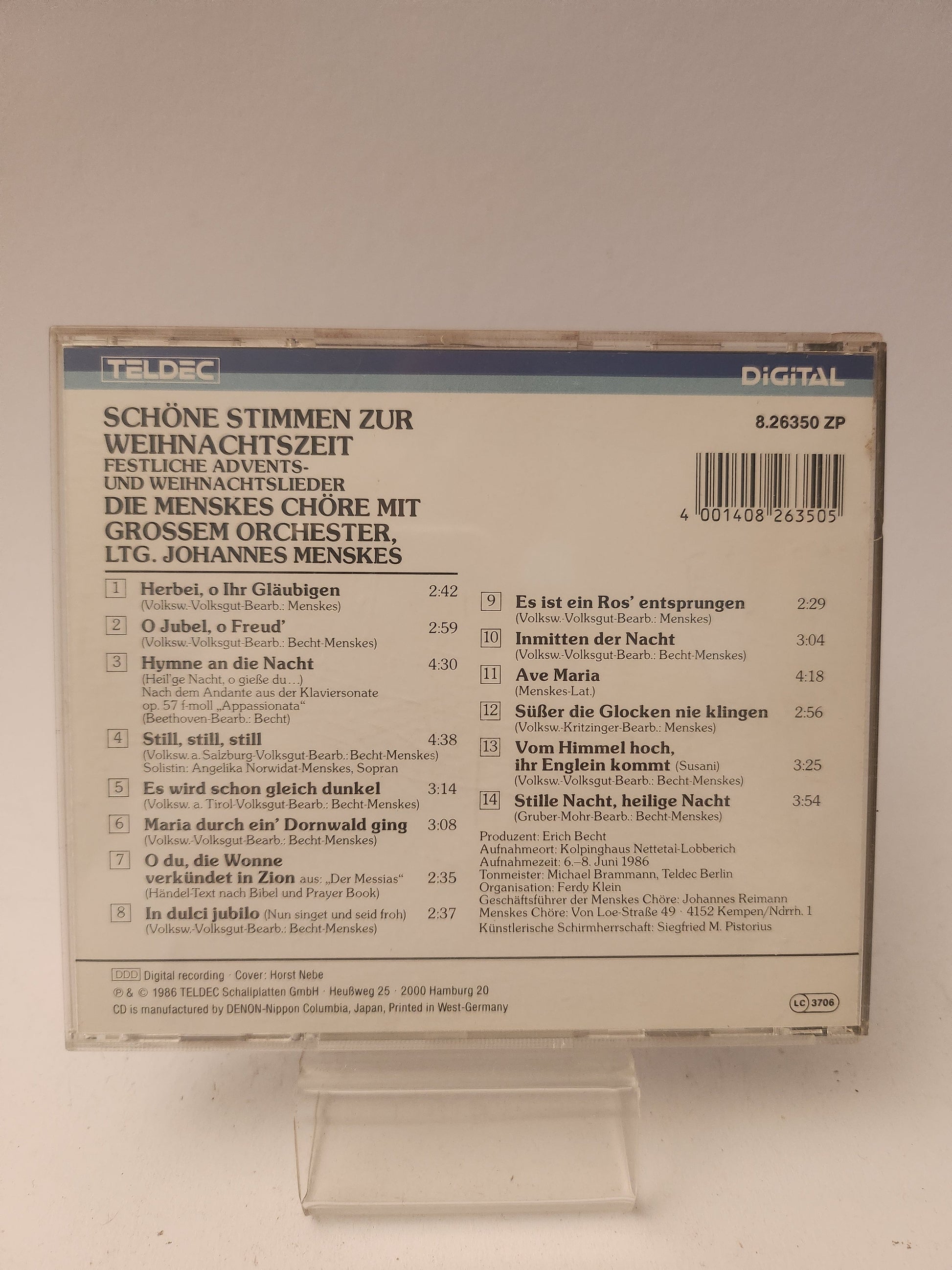 Schöne Stimmen zur Weihnachtszeit CD - Cd