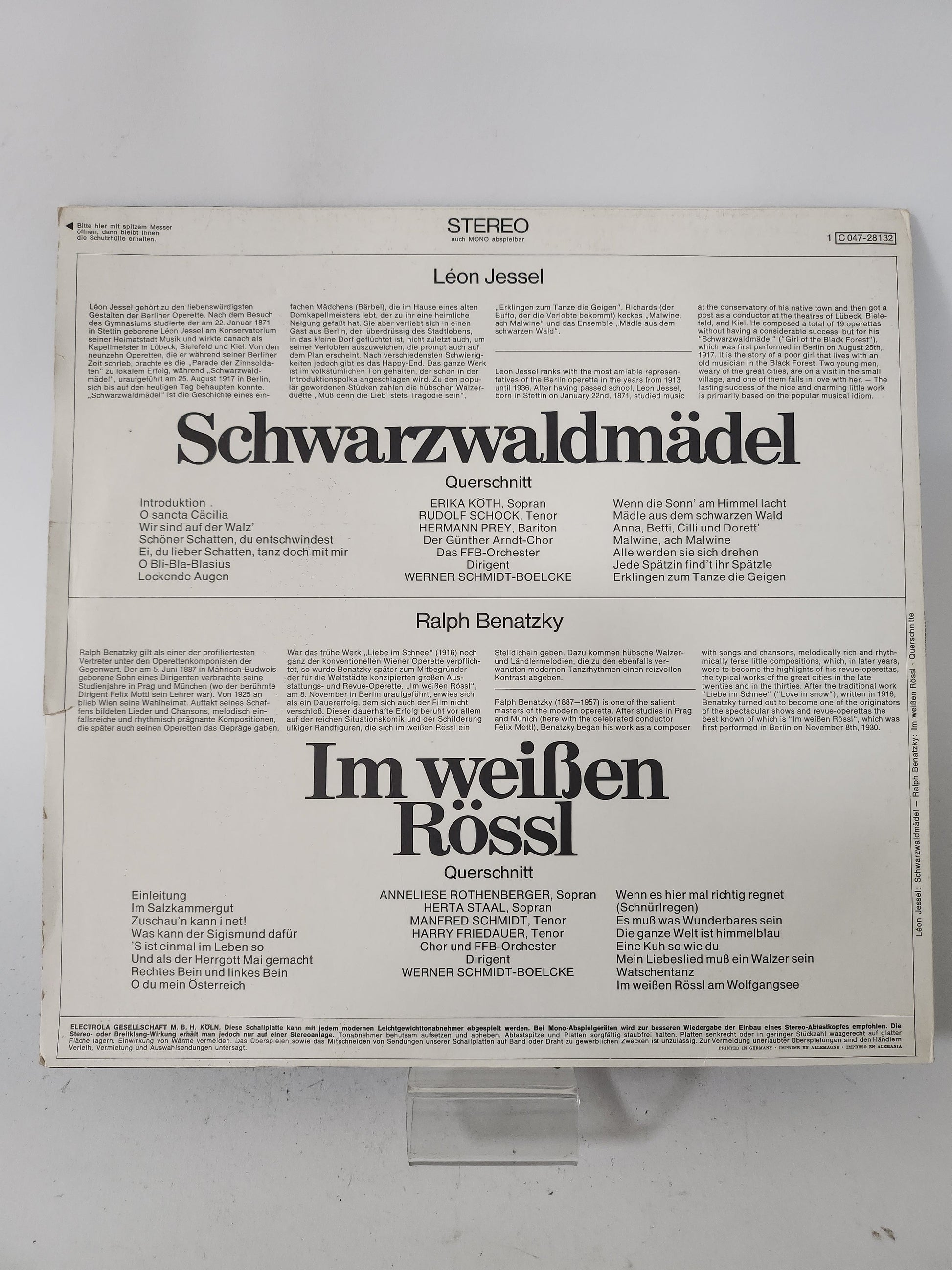 Schwarzwaldmädel: Im Weißen Rössl LP Vinyl - Lp Vinyl
