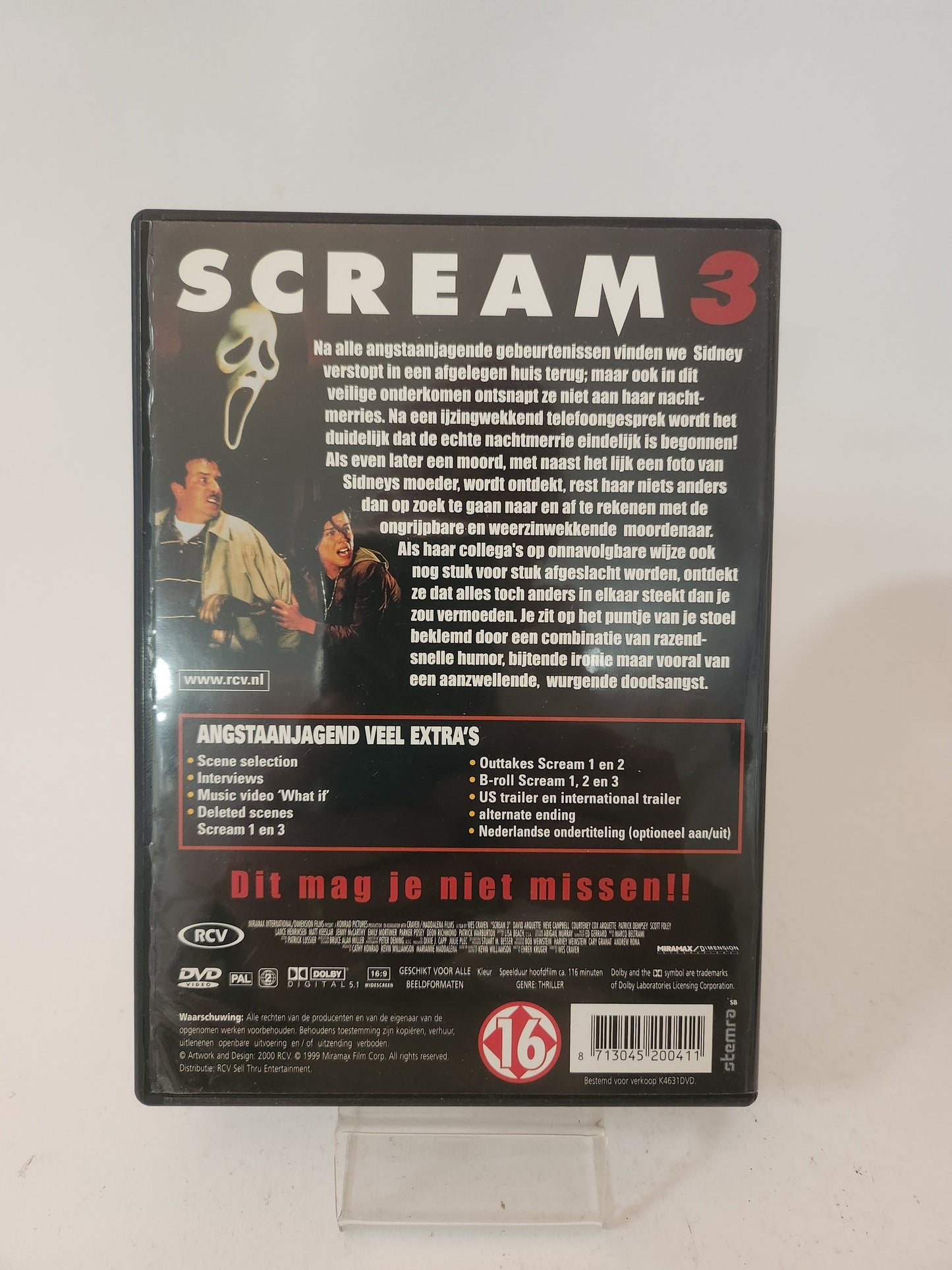 Scream 3 Dvd - Dvd Volwassenen