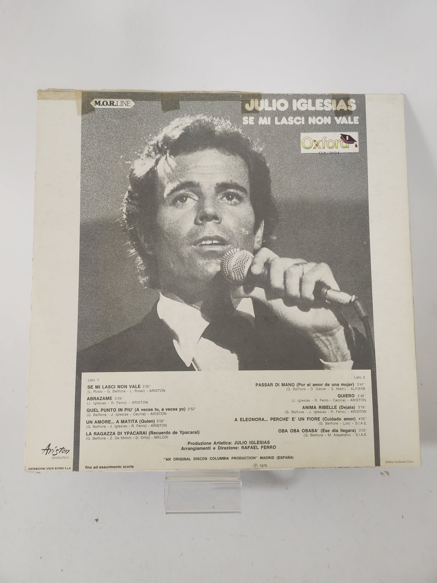 Se Mi Lasci Non Vale: Julio Iglesias LP Vinyl - Lp Vinyl