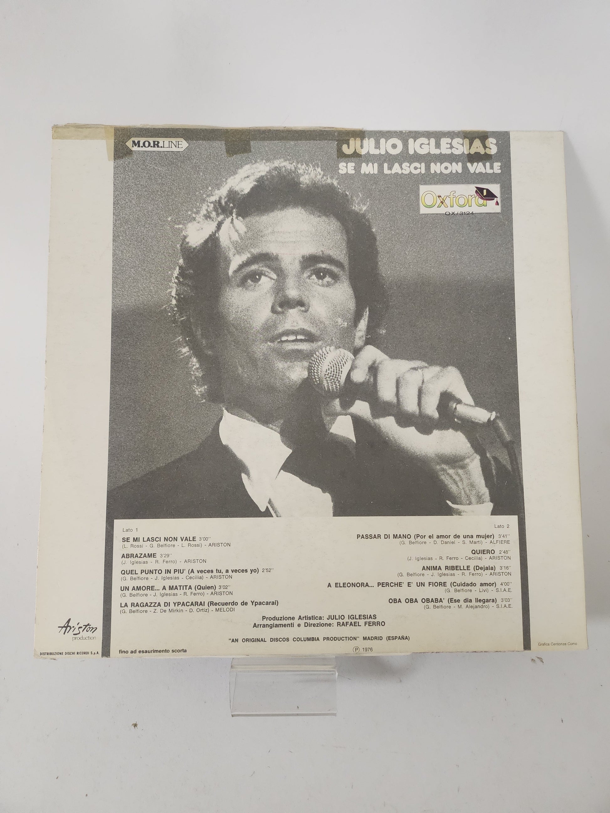 Se Mi Lasci Non Vale: Julio Iglesias LP Vinyl - Lp Vinyl